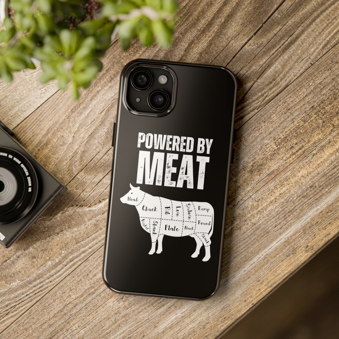 Funny iPhone case for Carnivore gift for Meat Lover gift for BBQ Lover gift for Grilling Grill Master iPhone protective case