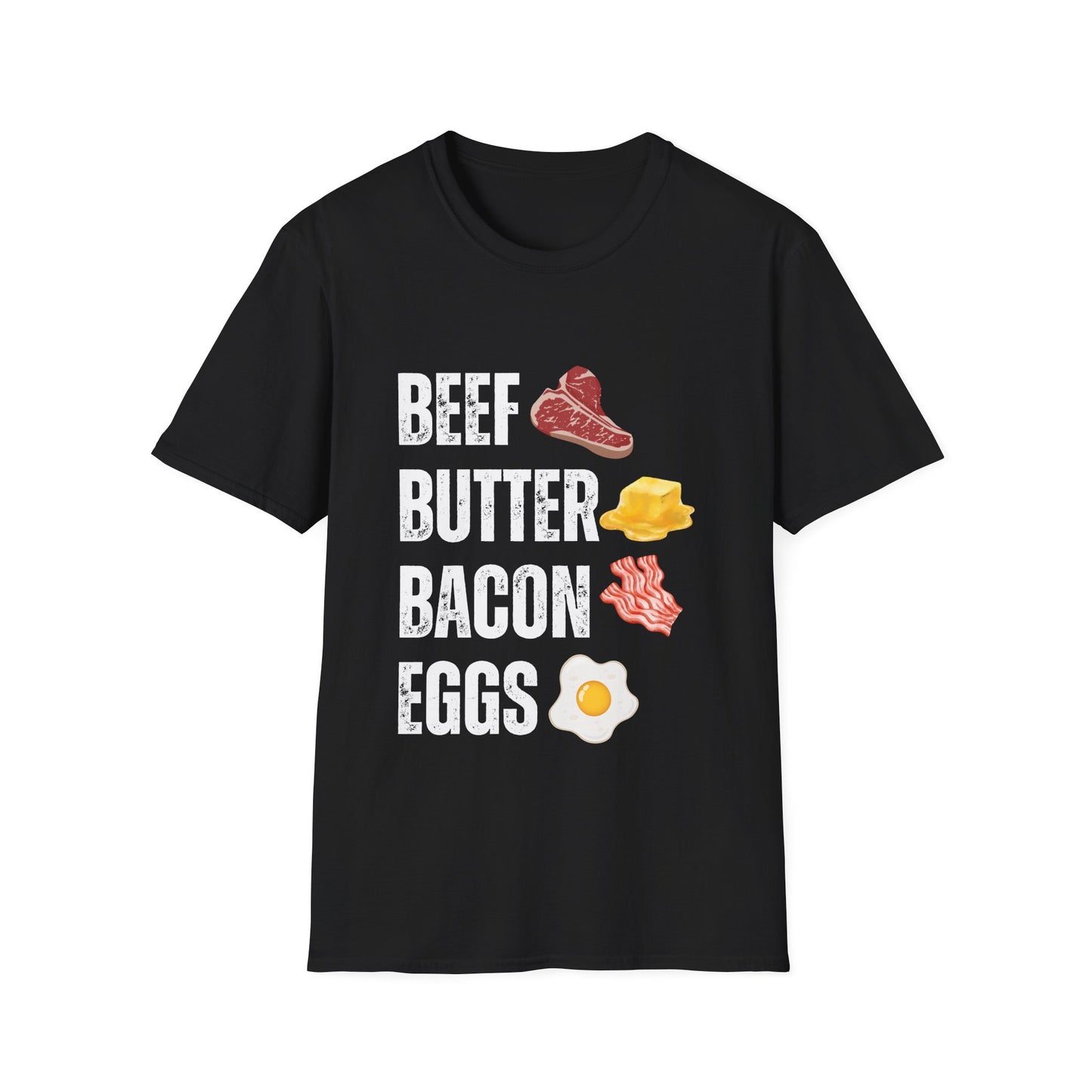 Beef Butter Bacon Eggs T-shirt for Carnivore gift for Meat Lover BBBE T Shirt Meat Shirt Carnivore Diet Tee for Carnivore gifts