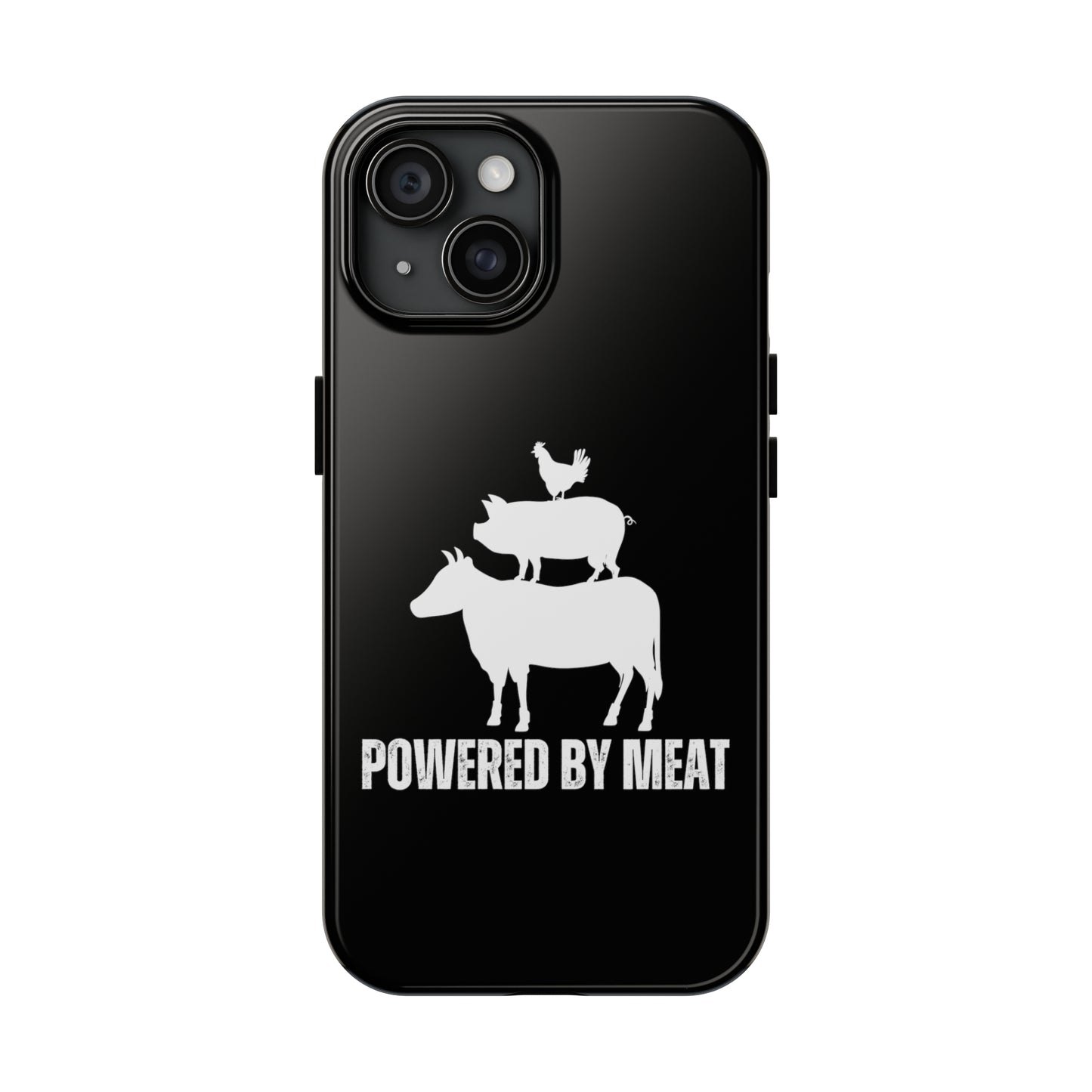 Carnivore Phone Case Powered By Meat Funny Phone case for Carnivore gift for Lion Lover gift for him or her