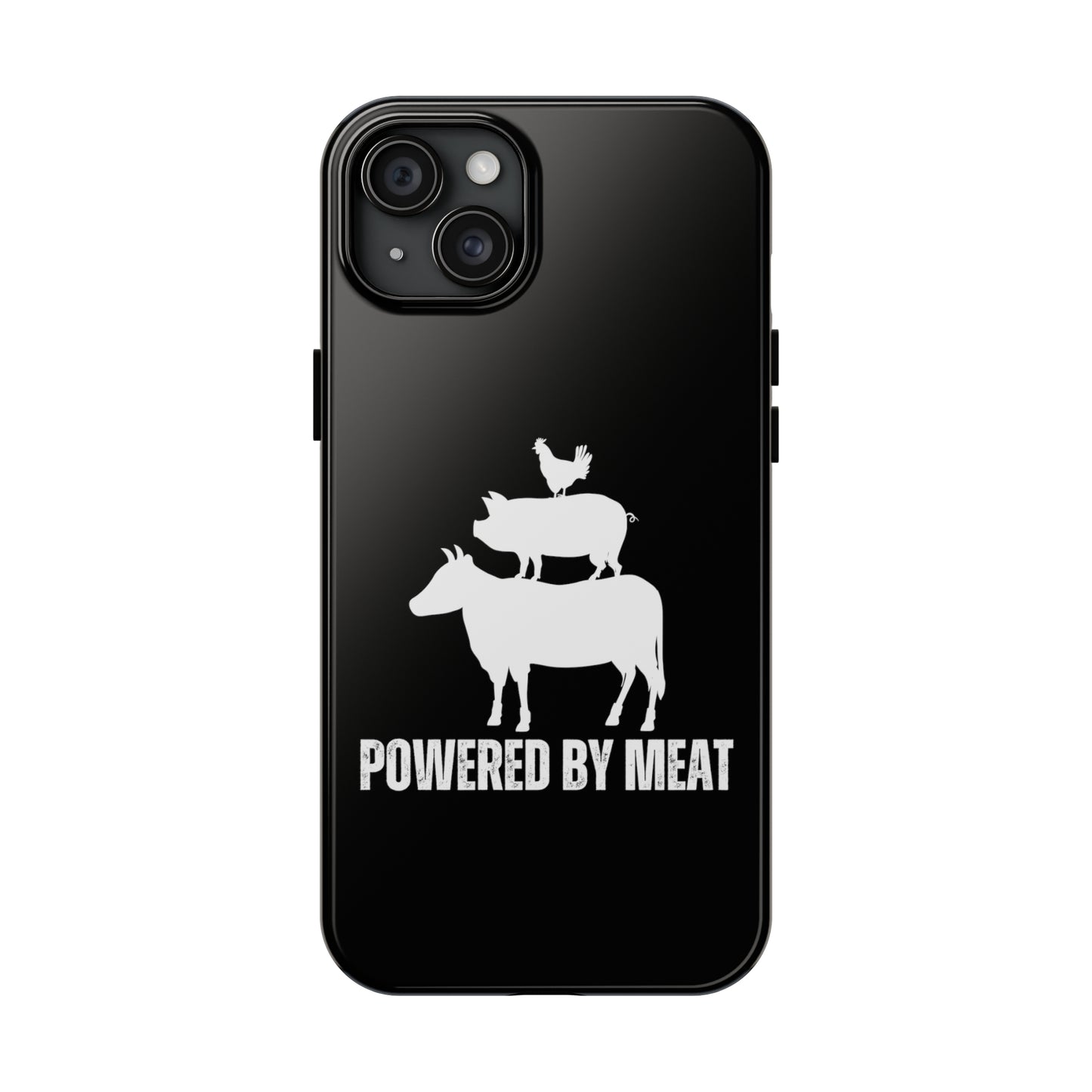Carnivore Phone Case Powered By Meat Funny Phone case for Carnivore gift for Lion Lover gift for him or her