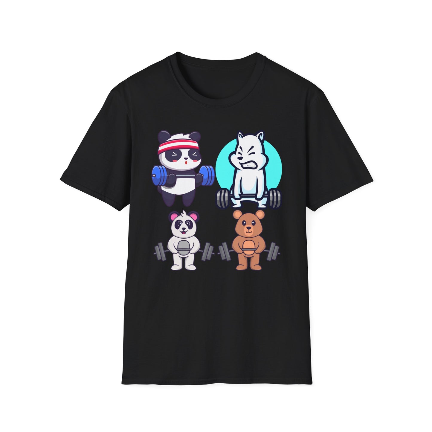 Funny Workout T-shirt for Panda Lover gift for GYM Lover Shirt Funny Bear Working out Tee for Bear Lover Fitness Lover T shirt