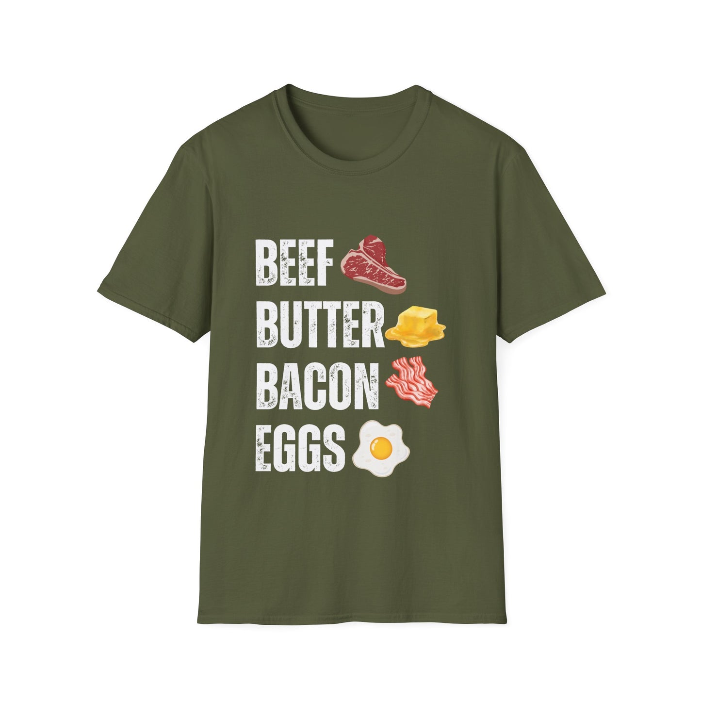 Beef Butter Bacon Eggs T-shirt for Carnivore gift for Meat Lover BBBE T Shirt Meat Shirt Carnivore Diet Tee for Carnivore gifts