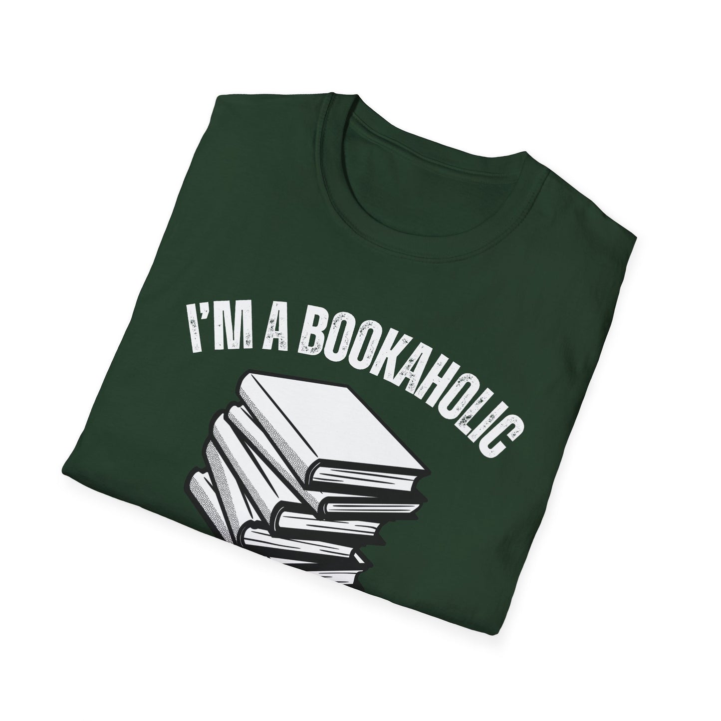 Bookaholic tshirt for book addicts shirt Book Addict T-shirt for Reading Lover T-shirts Book Lover Shirts Bookworm gift ideas for reading
