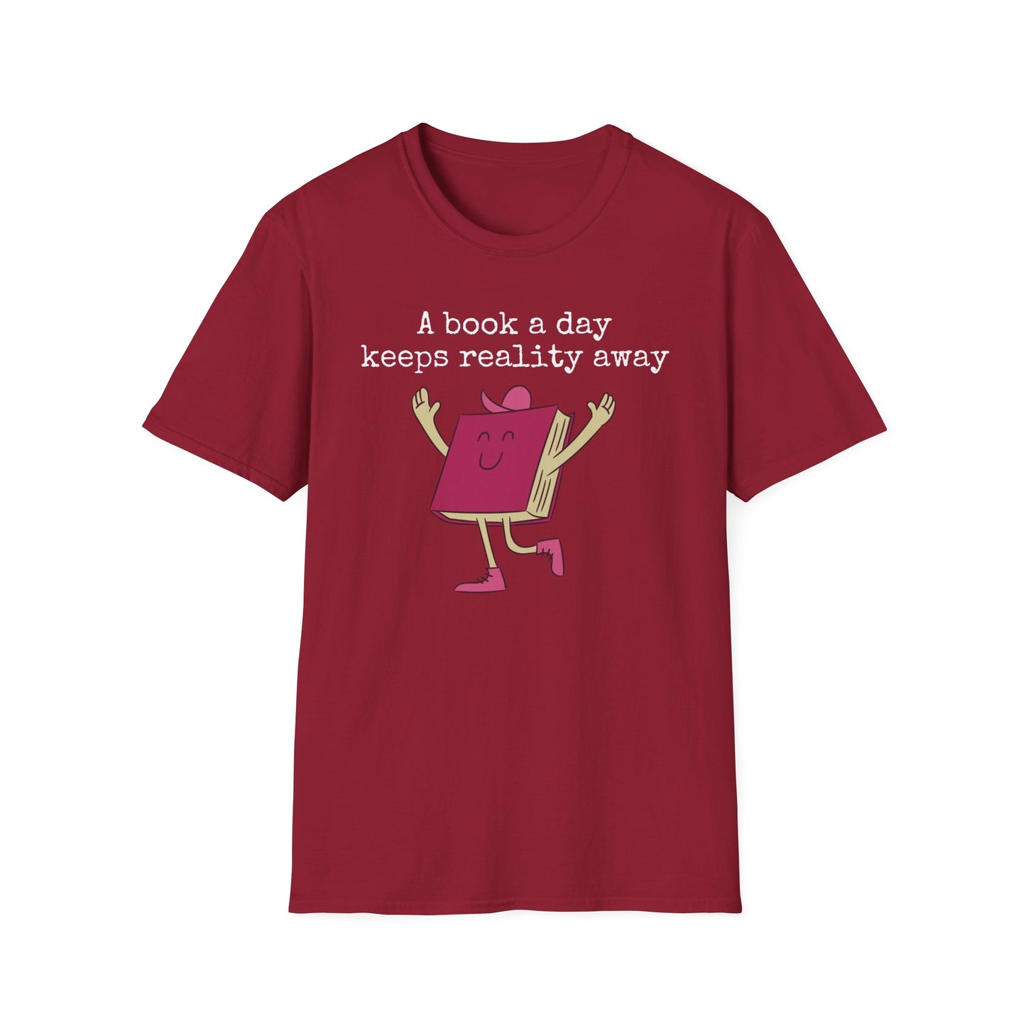 Bookish T Shirt for Reading Lover gift for Book Lover Tshirt Reading Shirt for BookWorm gifts for her A Book A Day Keeps Reality Away Tee