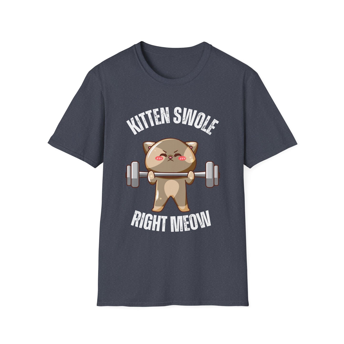 Funny Workout T-Shirt for Cat Lover gift for Gym Lover T Shirt, Funny Cat Shirt for Fitness Lover gift for Cat Lovers KITTEN Swole