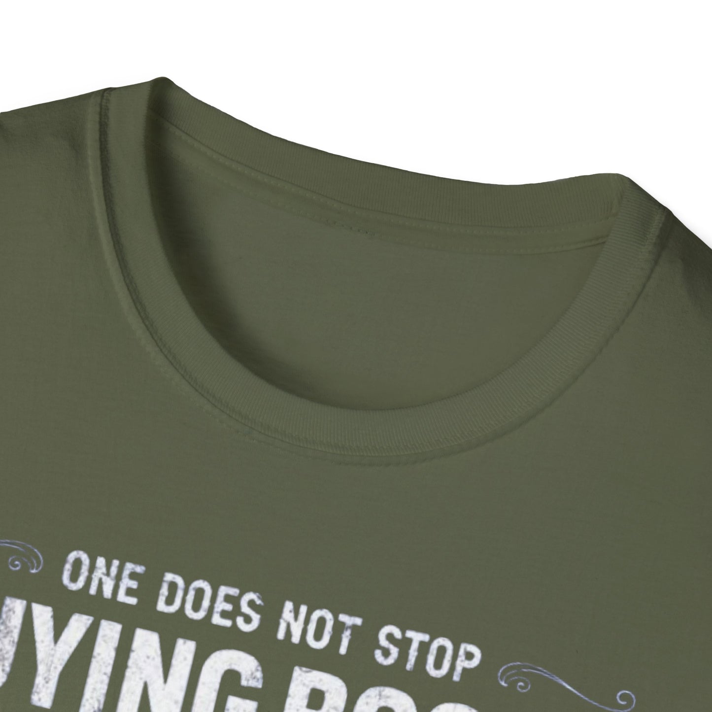 Book T-shirt for Reading Lover gift for Bookworm T Shirts for Literary gifts One Does Not Stop Buy Books Because There Is No Shelf Space
