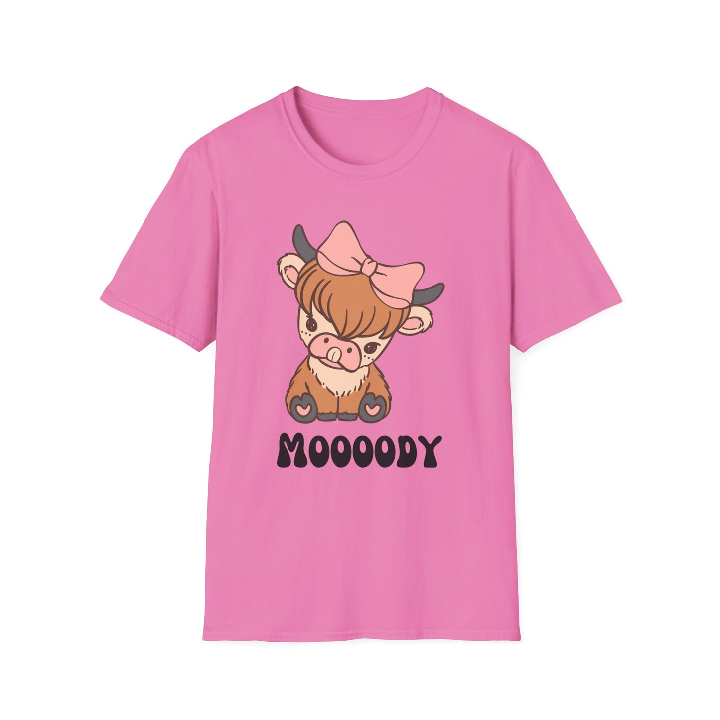 Highland Cow Shirt Funny Moody Cow Themed Shirts for Cow Lover gifts for Farmer gift Funny Cow T-shirt for Cow Theme T Shirt