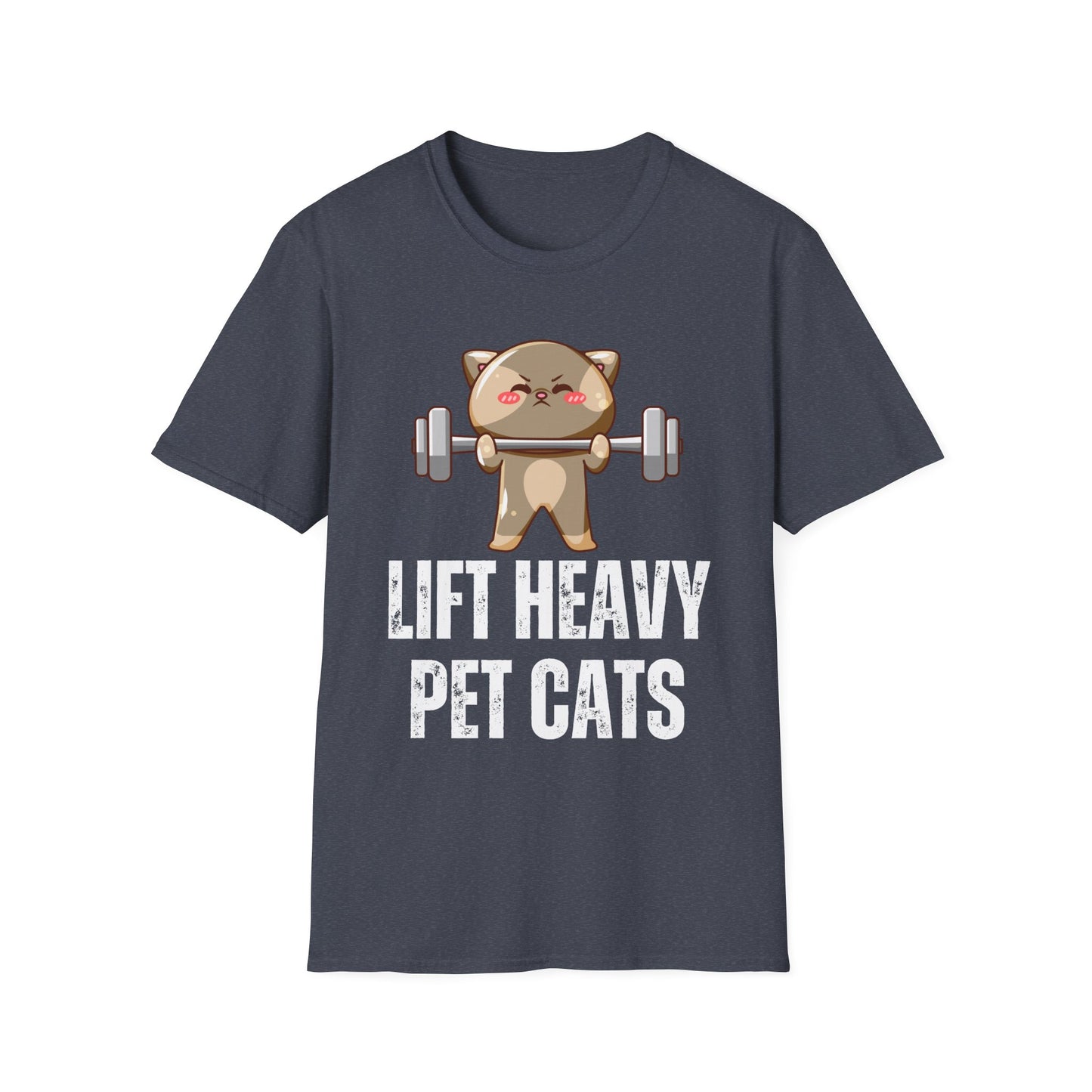 Funny Cat Lifting Weights T Shirt for Cat Lovers gift for Fitness Lover gift for Her Lift Heavy Pet CATS T-shirt Funny Cat Shirt Him gifts