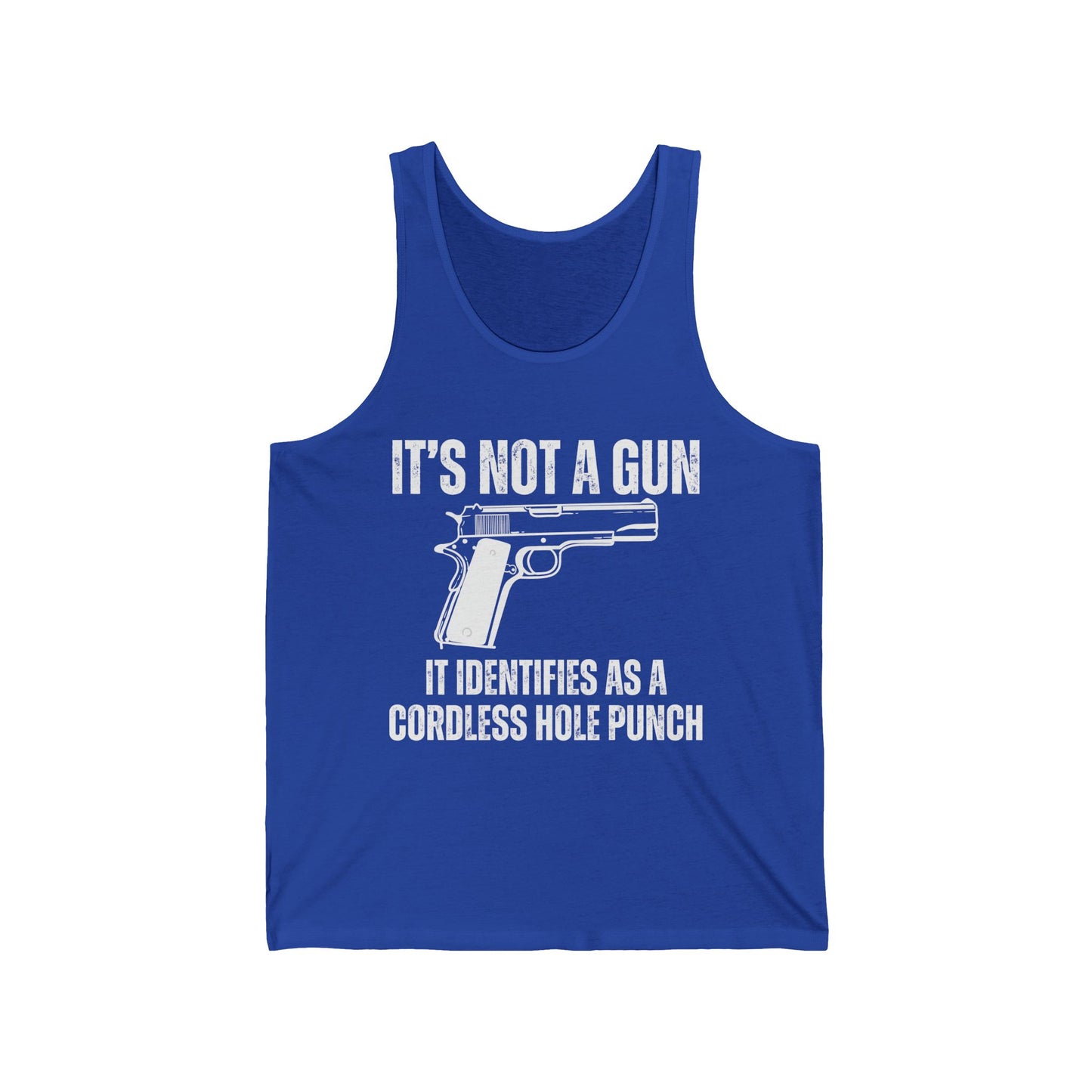 Funny Gun Tank Top for 2nd Amendment Supporter gift for Gun Lover gifts Pistol Tank Tops for Pro Gun Tank Tops Funny Gun Puns for Him gifts
