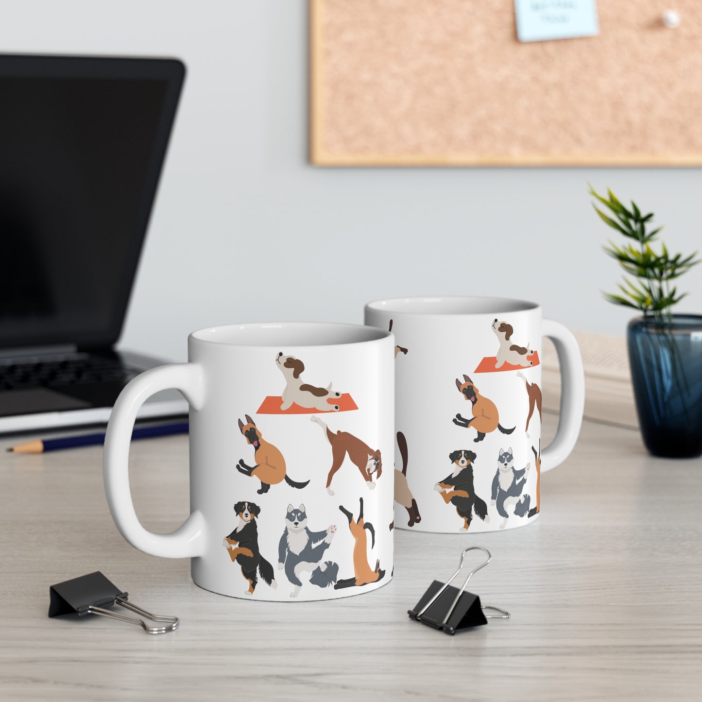 Yoga Dogs & Cats Mug Funny Pet Mug for Animal Lover gift for Yoga Lover gifts for Pets Coffee Mug Funny Cat Mug Funny Dog Mug Gym Mugs