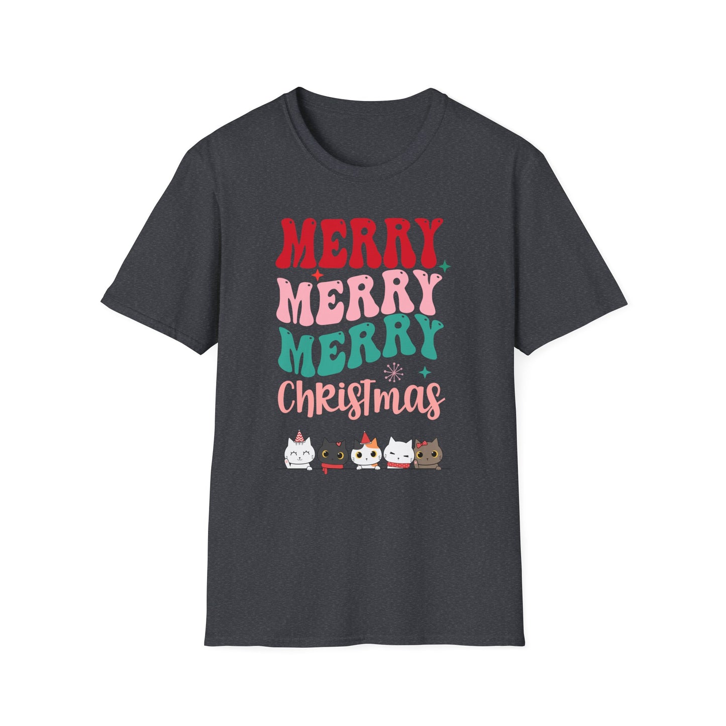 Groovy Christmas Shirt for Cat Lover gifts for Cat Lady T-shirt for Christmas Tshirt gifts for Cat Mom T-shirts for Christmas gift for Women