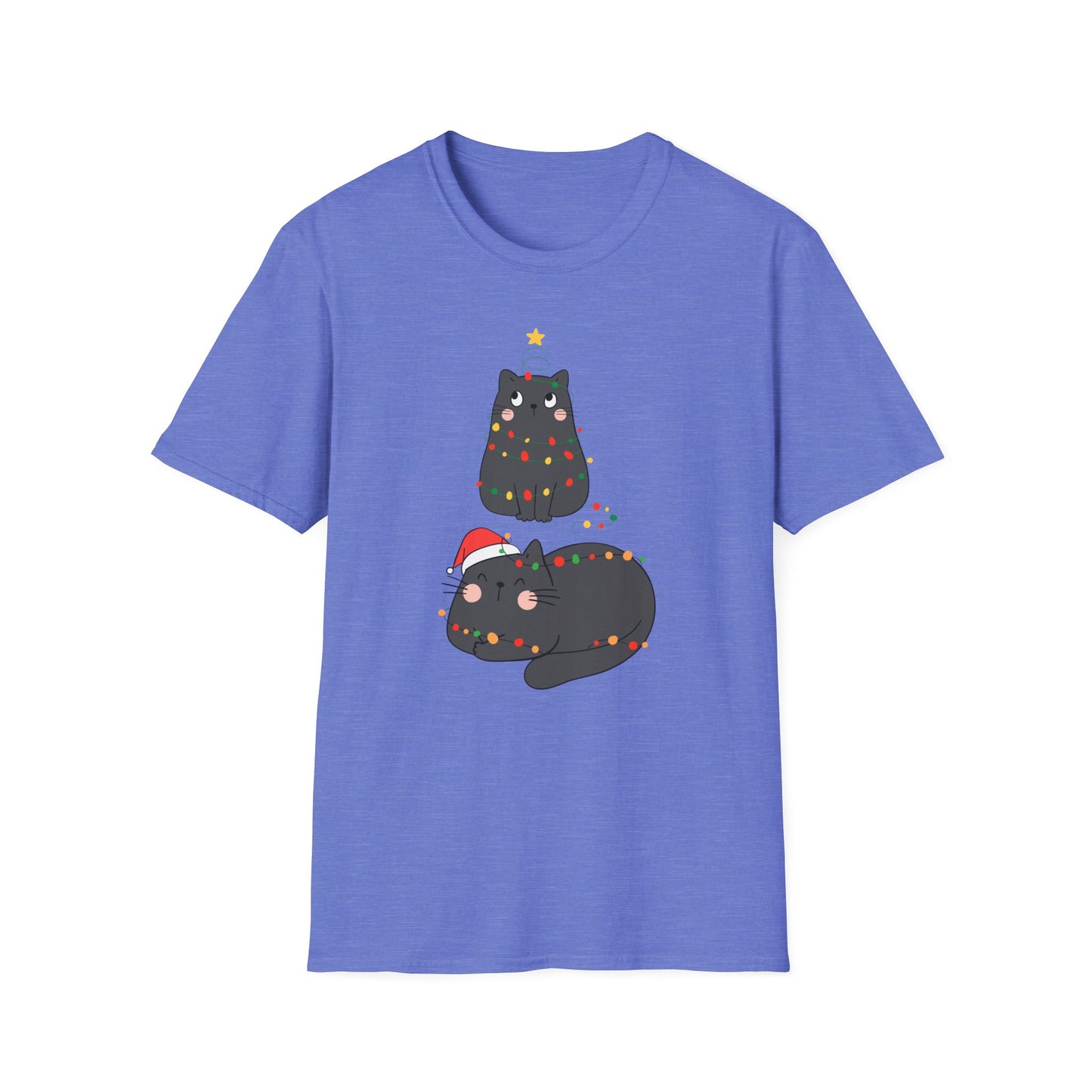 Comfy Cat Shirt for Christmas gift for Cat Lovers T-shirt for Cats Mom gifts for Friends Birthday presents for Cat Enthusiast Tshirts Her