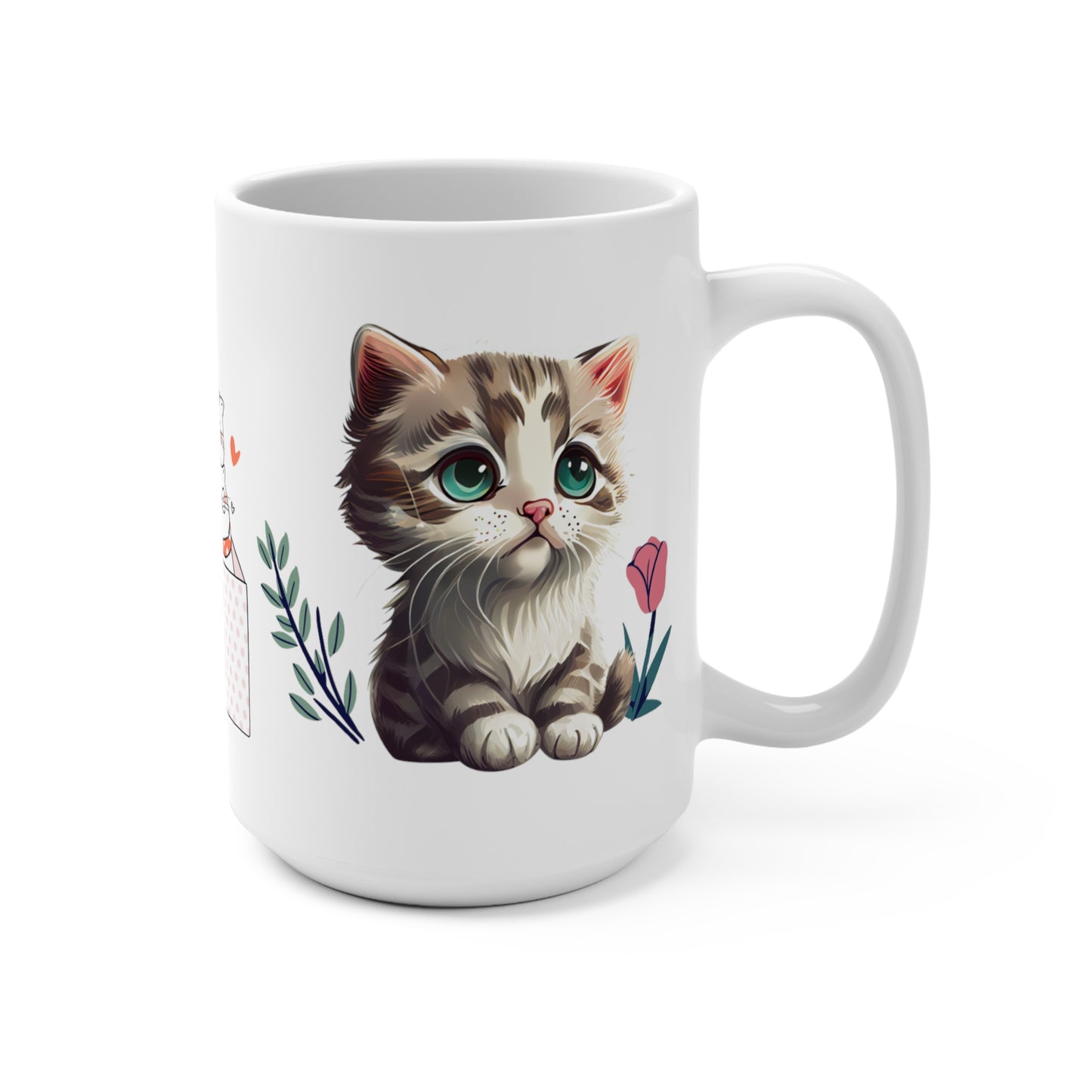 Number 1 Cat Parent Mug for Cat Mom gift for Cat Lover gift for Her - Cute Cat Coffee Mug 15oz