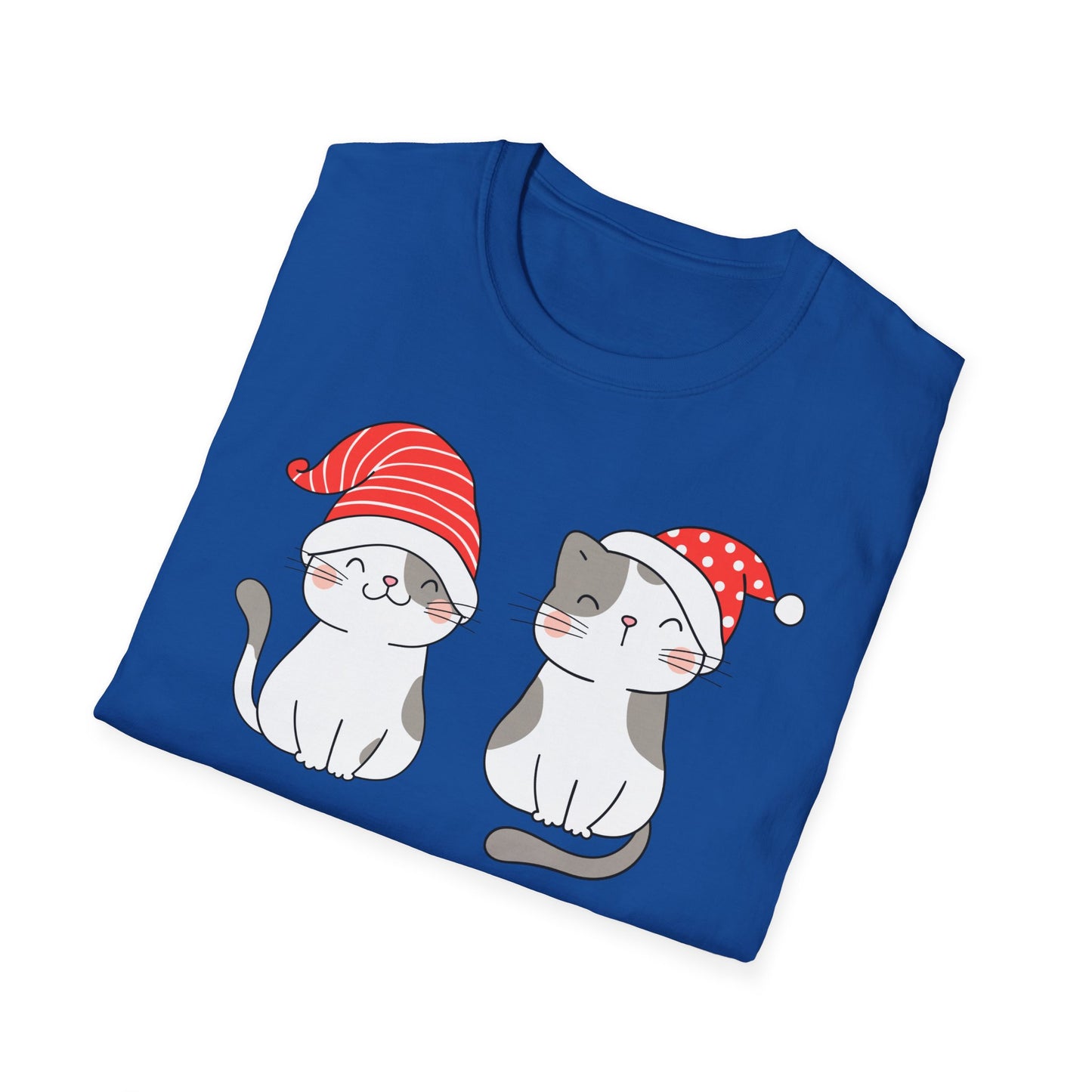 Cute cat Shirt for Christmas presents for Cat Lover gift for Women Shirts for Christmas part T Shirts Funny Kitty T-shirt for Her gifts