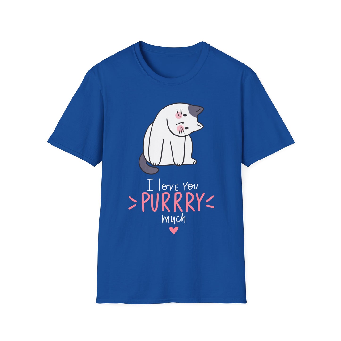 Cute Cat T-Shirt for Cat Lady gifts for Cat Mom Funny Cats Shirt for Cat Lover gift I Love You Purry Much T Shirt