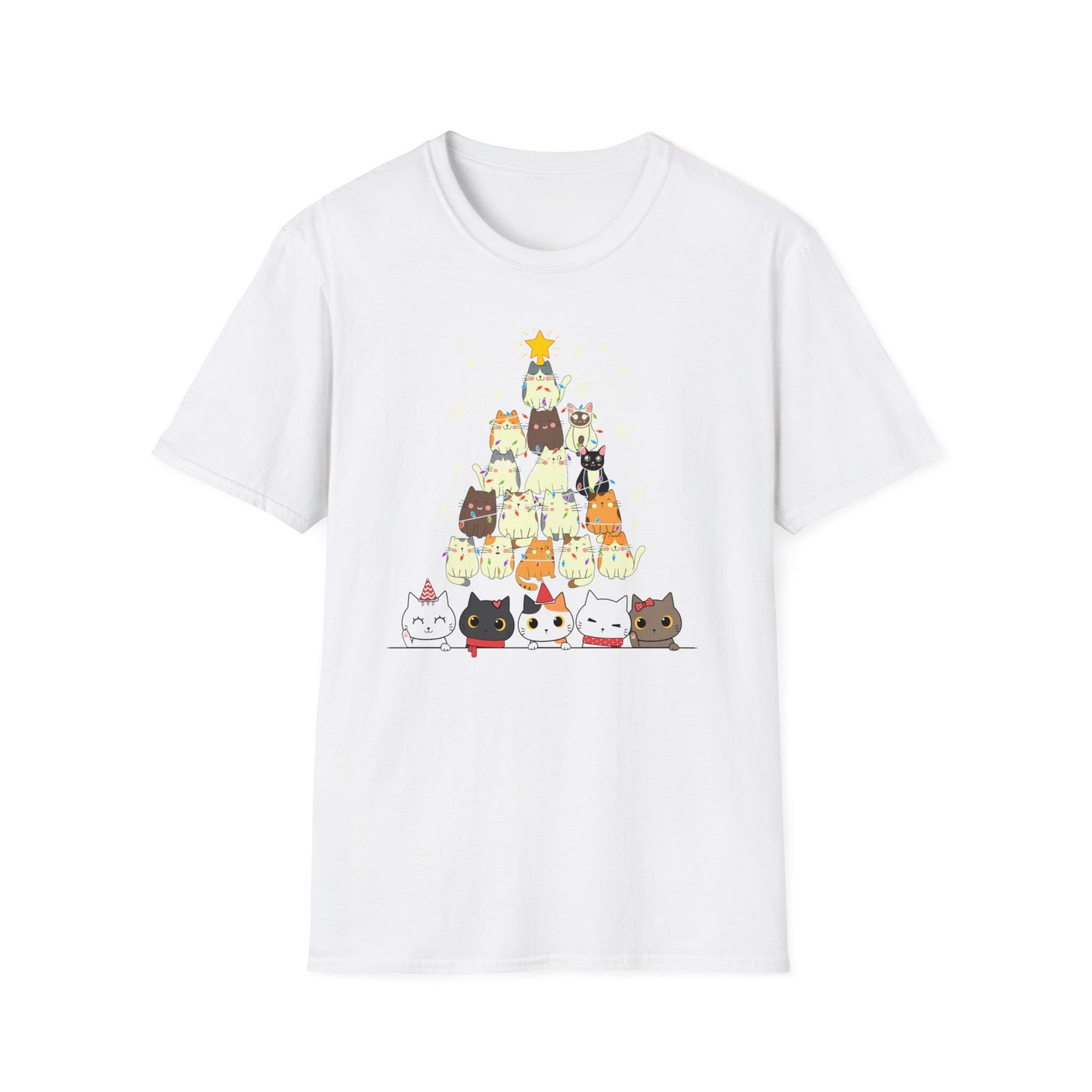Christmas T Shirt for Kitty Mom gifts for Cat Moms T-shirts for Christmas Tee Shirt for Cat Lover gifts for Her gift for Women's Christmas