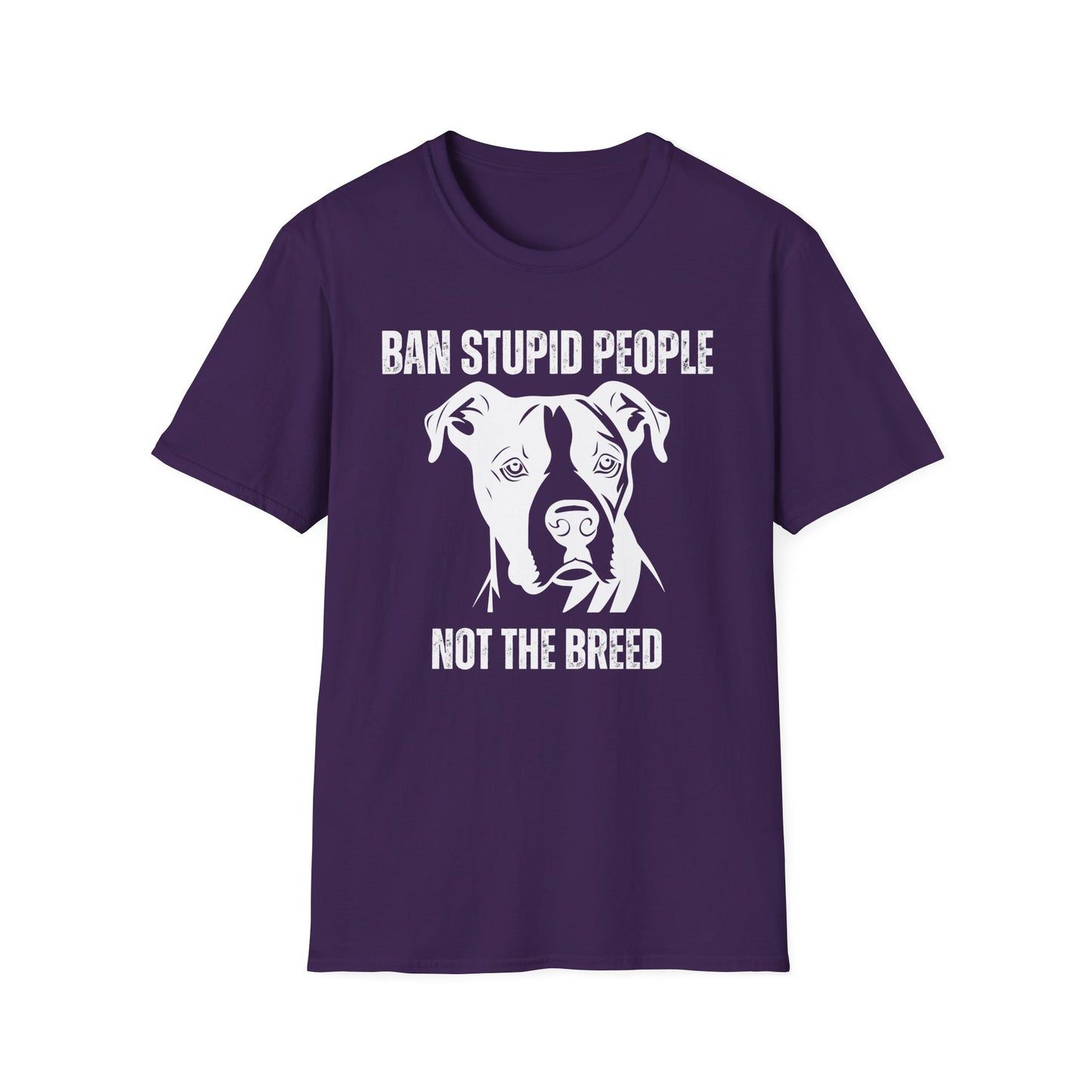 Pit Bull Lover TShirt for Pit Bull Mom gifts for Dog Lover gift for Pit Bull Awareness T-shirts Ban Stupid People Not The Breed Shirt