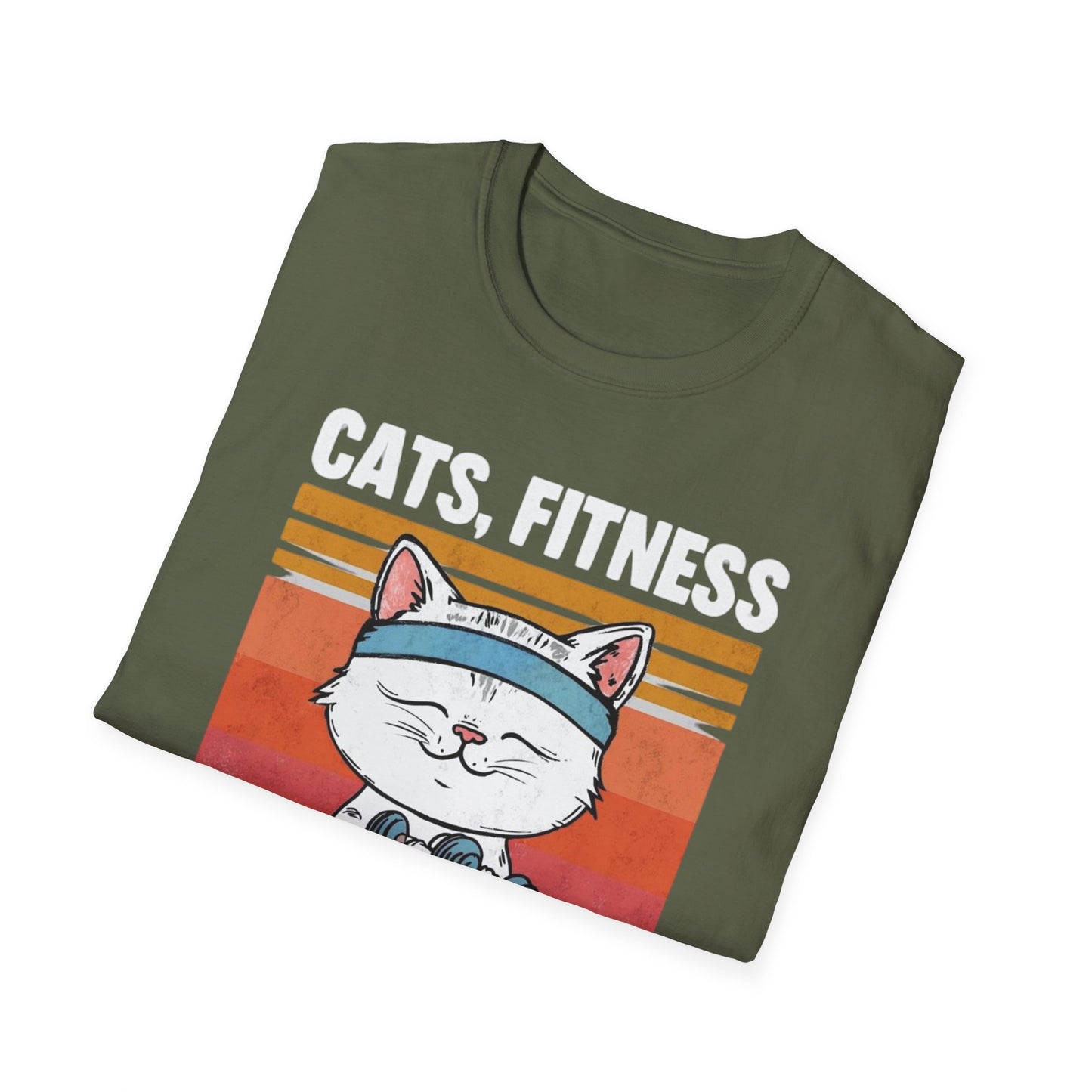 Cat Fitness Shirt for cats Lover gifts for Pet Lovers T-shirt for Gym Rat T Shirt Funny Dog T Shirts CATS Fitness and Not Much Else Tees
