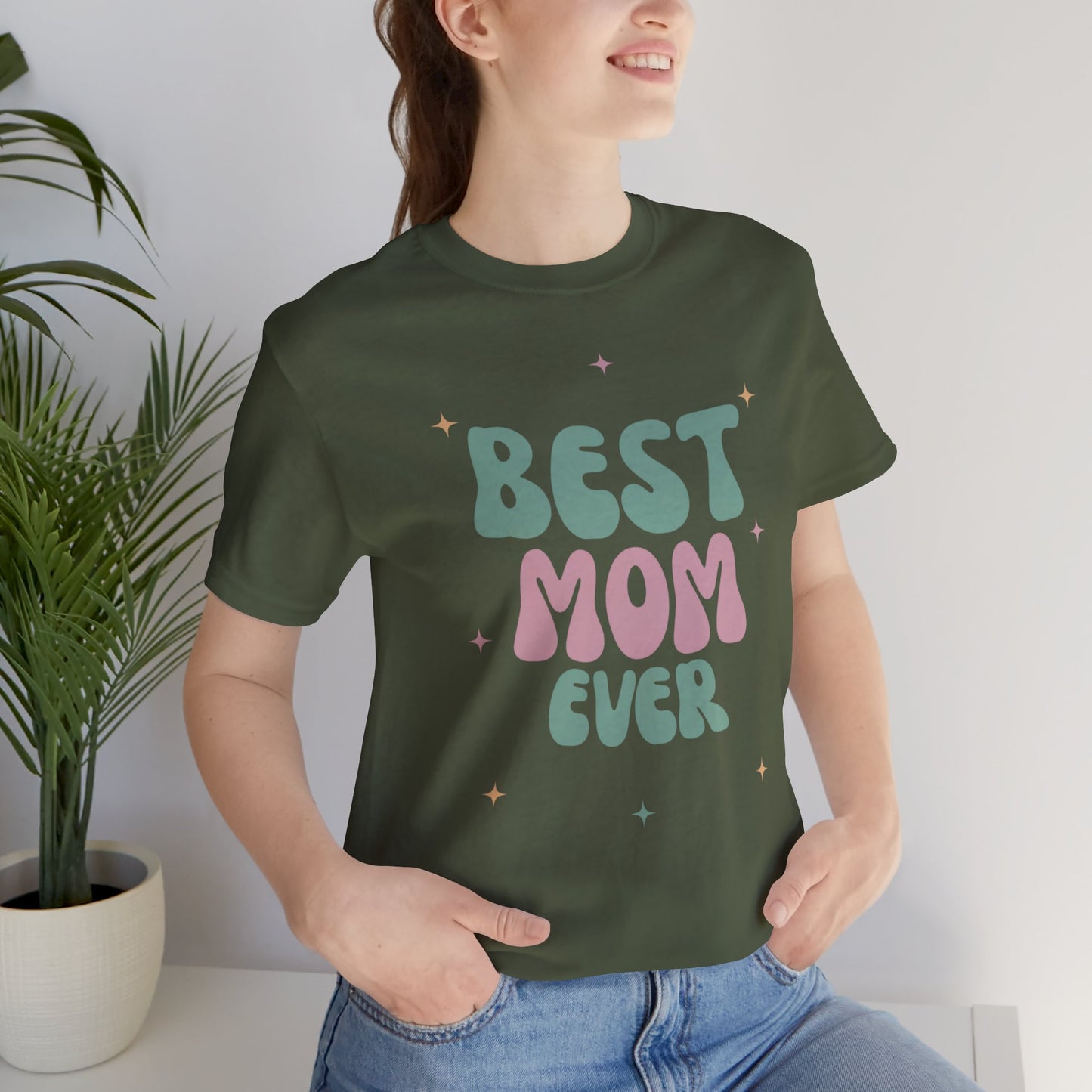 Best Mom Ever Shirt Groovy Funky T-shirts for Mom gifts for Mothers Day gift for Her Cute Momma Shirts Mommy T Shirts
