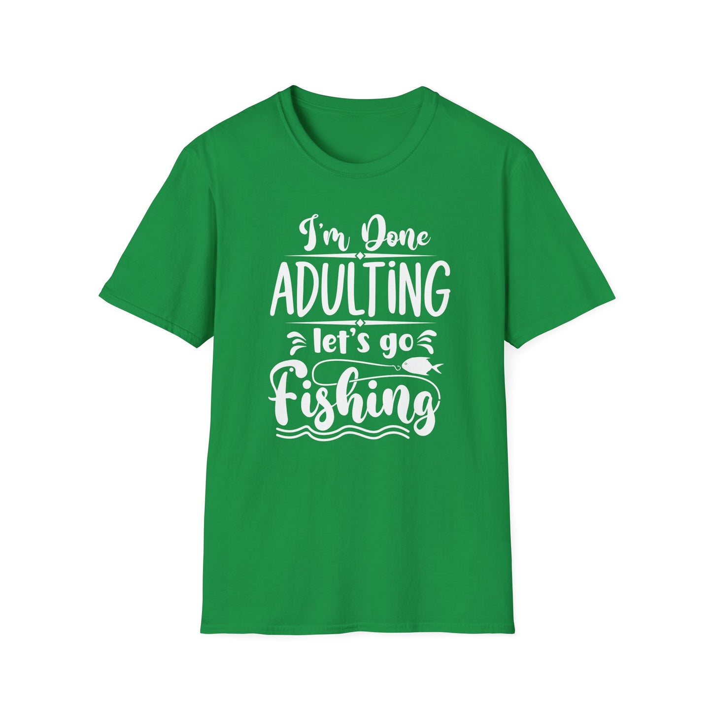 Fishing T Shirt for Hunting T Shirts for Hunter gift for Fishing Lover gifts for Christmas present for Hunting Shirt I'm Done Adulting I'm