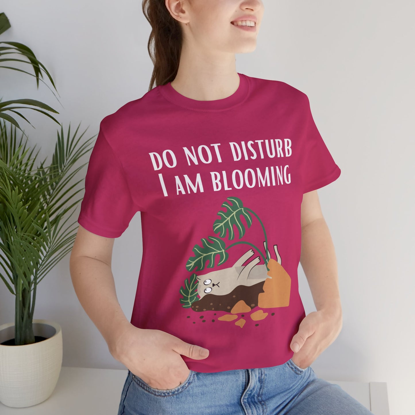 Cat T-shirt for Cat Lover Shirts for Cats Moms T Shirts DO Not Disturb Tee for Introvert gift ideas Gardening gift for Mom Grandma gifts
