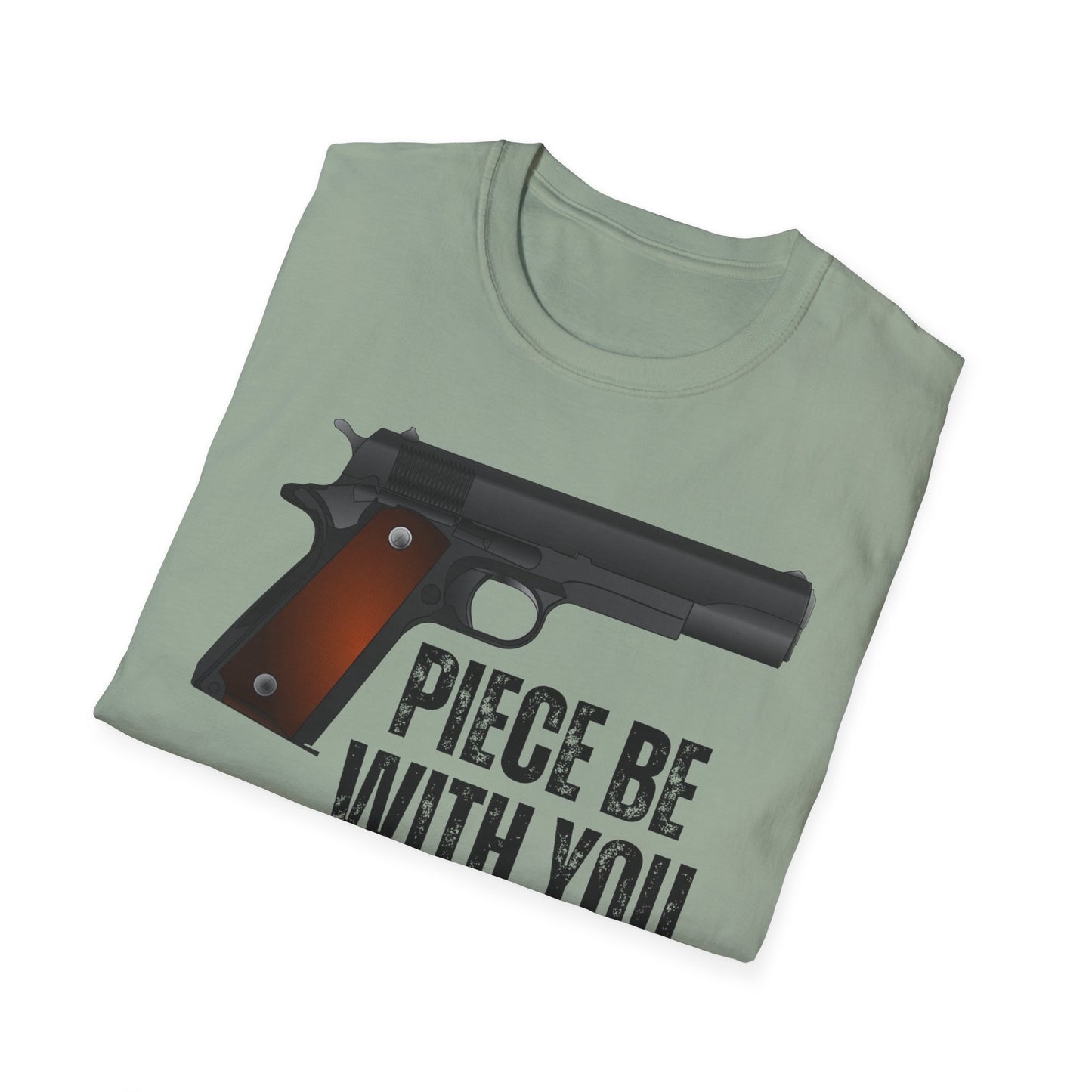 Piece Be With You T-shirts Pistol T Shirt - Funny Shirt for Gun Enthusiast gift for Gun Lover gift for Pro Gun T-shirt for Him - Gifts for Dad - Gift for Him