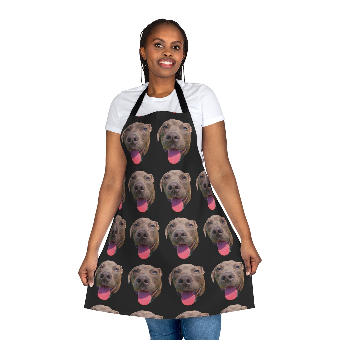 Pit Bull Dog Apron for Dog Mom gift for Dog Dad Mens Aprons for Pit Bull Awareness Pit Bulls Advocate