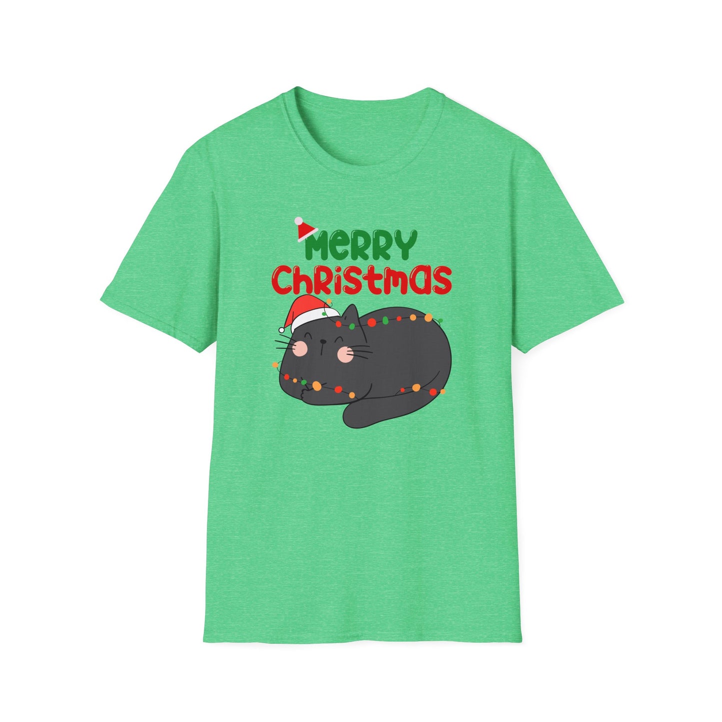 Christmas Lover Shirt for Cat Lover gifts for Black Cat Lovers T-shirts for Cats Mom Tshirts Funny Cat Shirts for Christmas present for Her