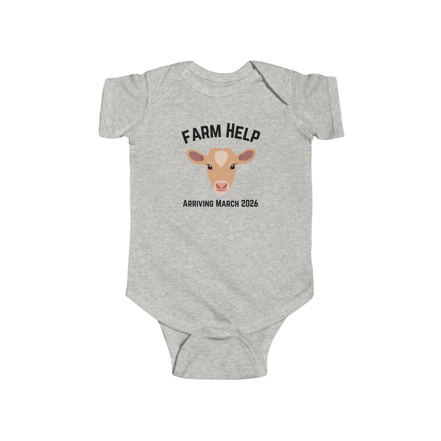 Jersey Cow On Piece Suit Infant Bodysuit, Homesteader Gift, Future Farmer Baby, Homestead Outfit, Cow Lover Gift, Newborn Outfit