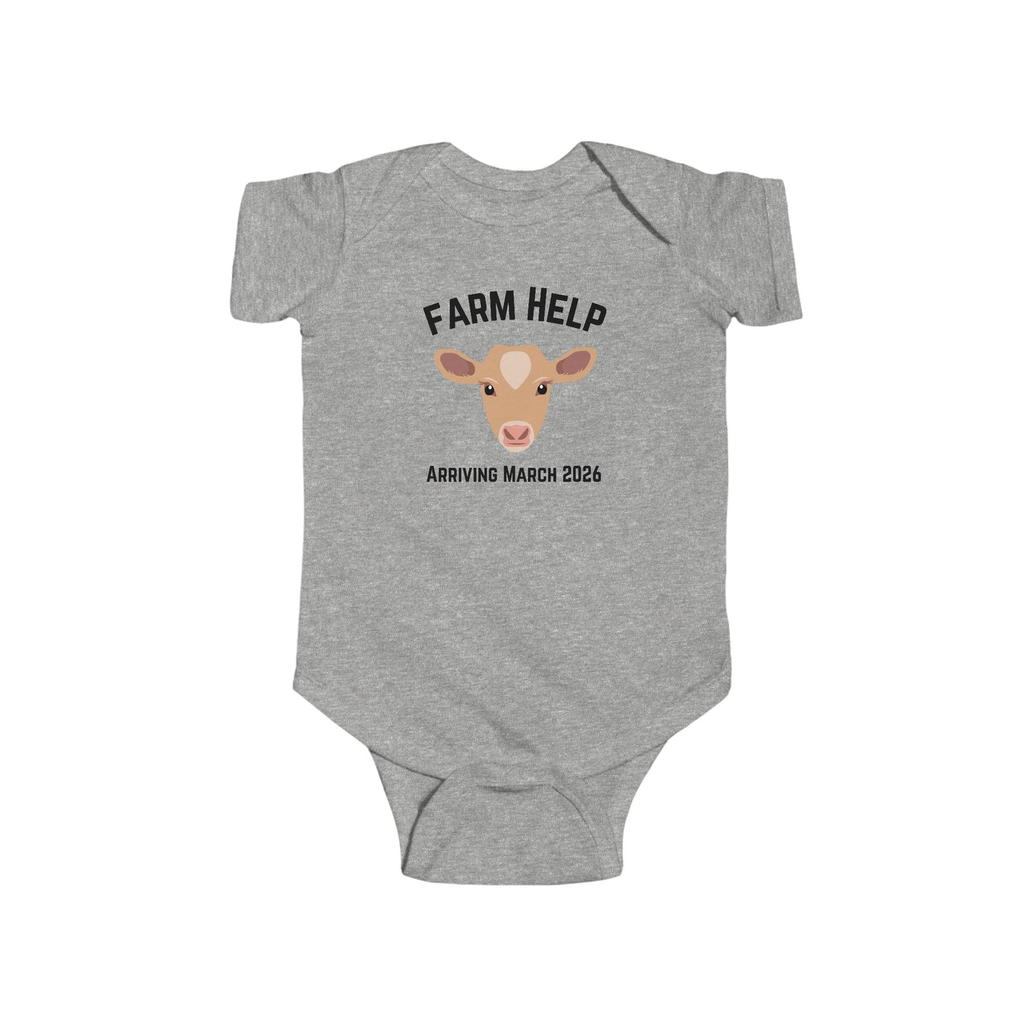 Jersey Cow On Piece Suit Infant Bodysuit, Homesteader Gift, Future Farmer Baby, Homestead Outfit, Cow Lover Gift, Newborn Outfit