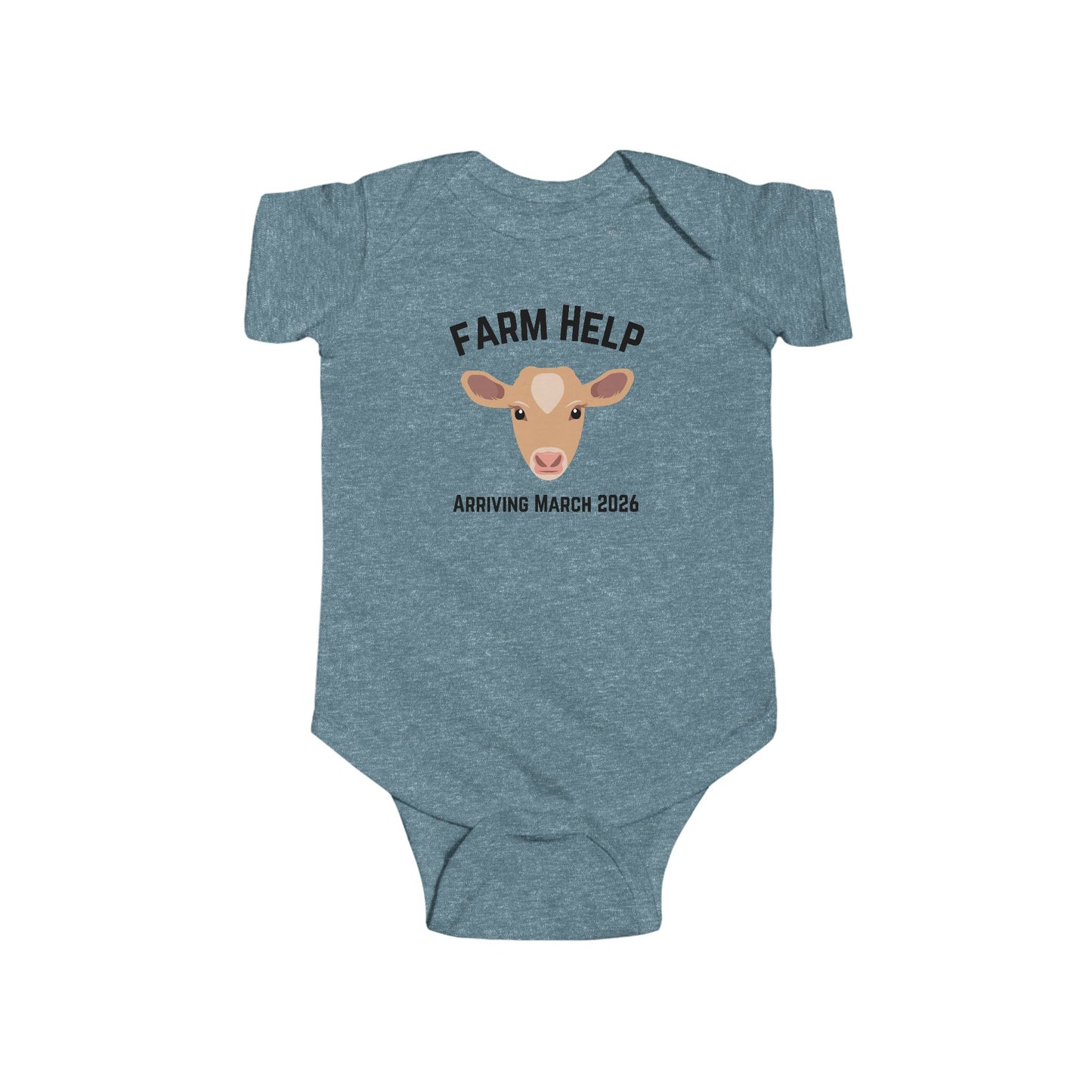 Jersey Cow On Piece Suit Infant Bodysuit, Homesteader Gift, Future Farmer Baby, Homestead Outfit, Cow Lover Gift, Newborn Outfit