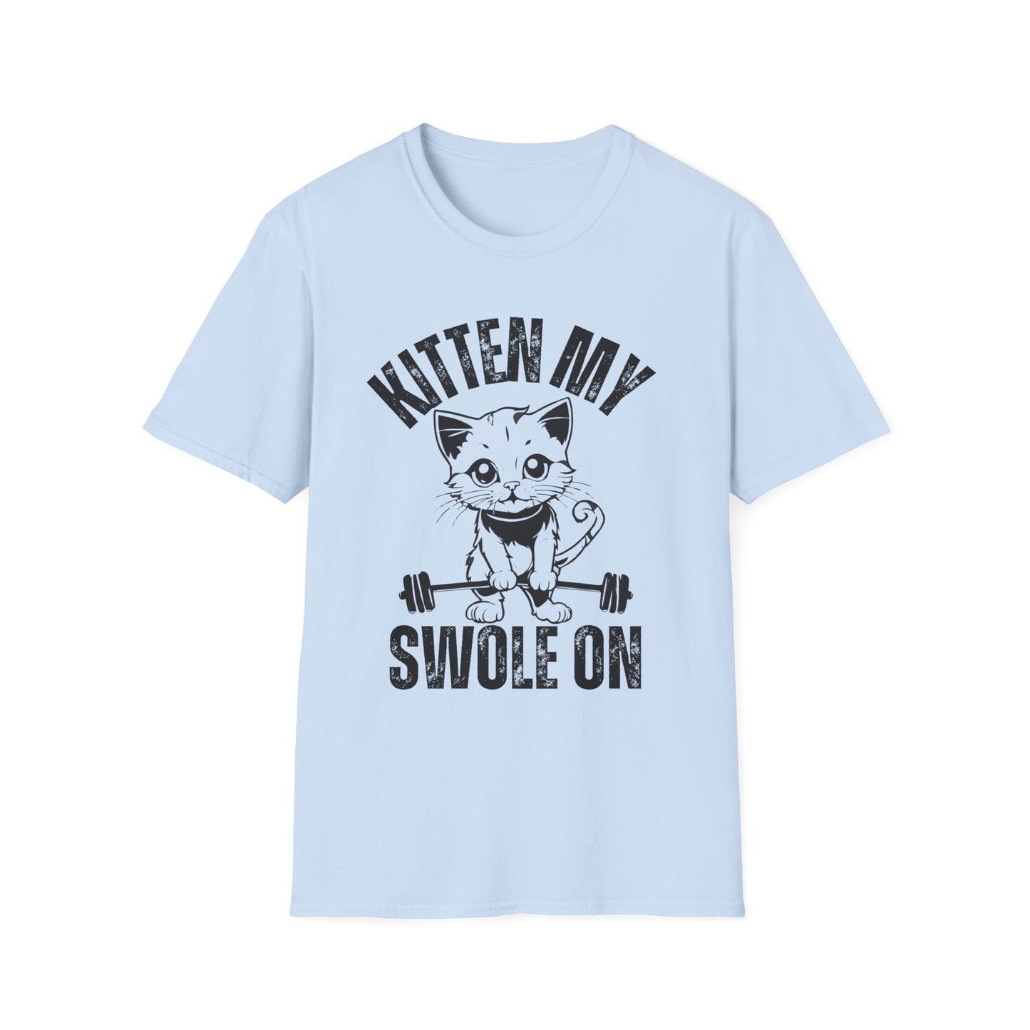 Kitten My Swole On T-shirt Cute Cat Gym Shirt for Cat Lover gift for Gym Top, Kitten My Swole On T-shirt Funny cats lifting weights