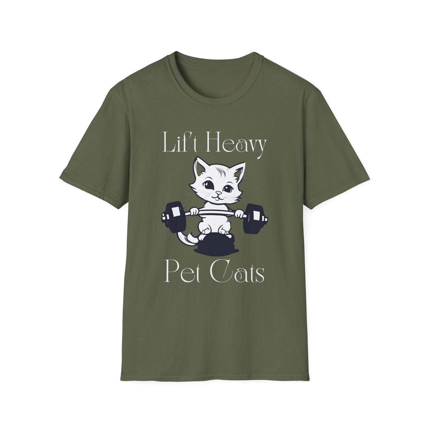 Lift Heavy Pet Cats shirt for Workout Lover gift Gym Lover gifts for Cat Lover gift for Cat Weightlifting Cats Lifting Weights Working out