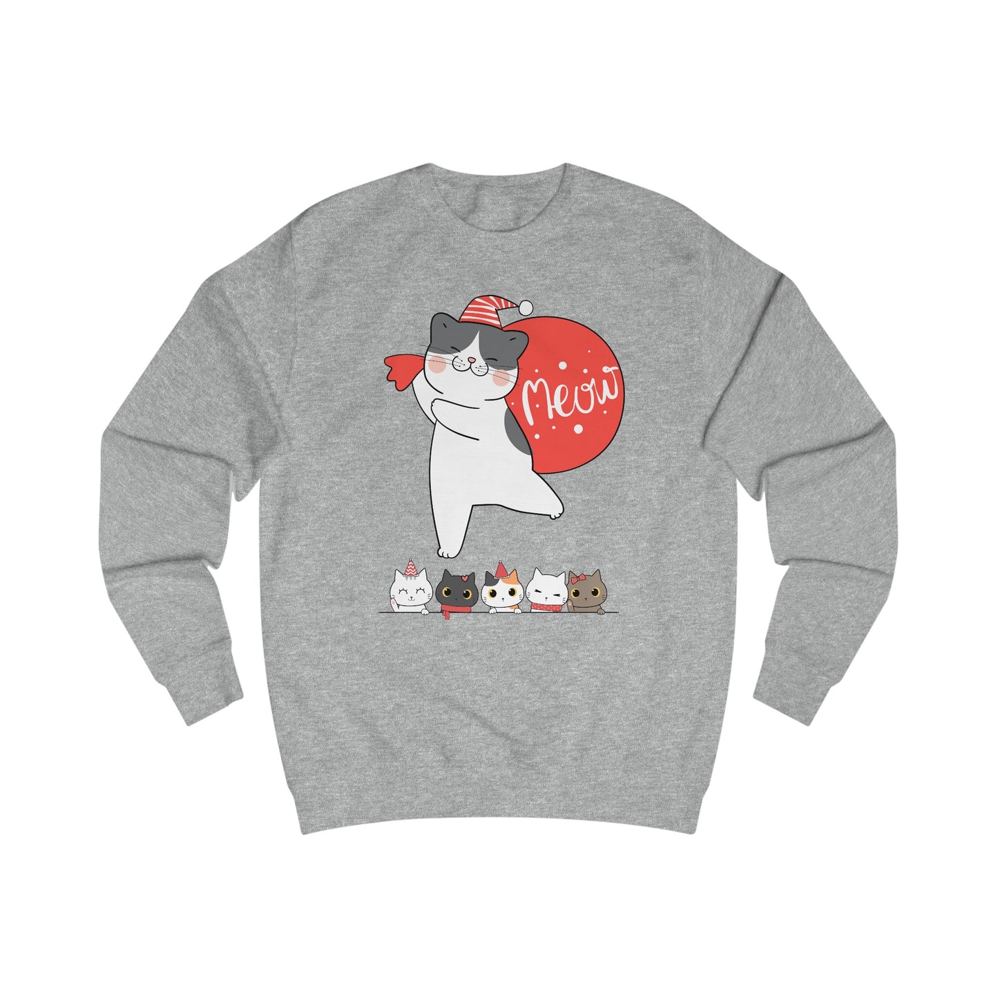 Funny Christmas Sweatshirt for Cat Lover present for Christmas Cat Sweater for Women's gifts for Christmas Sweatshirts for Winter gifts