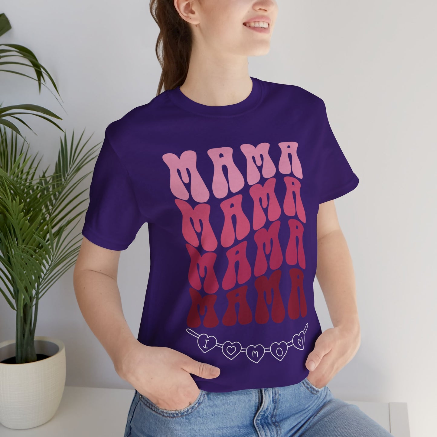 MAMA T Shirt Groovy Moms T-shirts for Mom gifts for Mothers Day gift for Her Cute Momma Shirts Mommy T Shirts Mom is the best