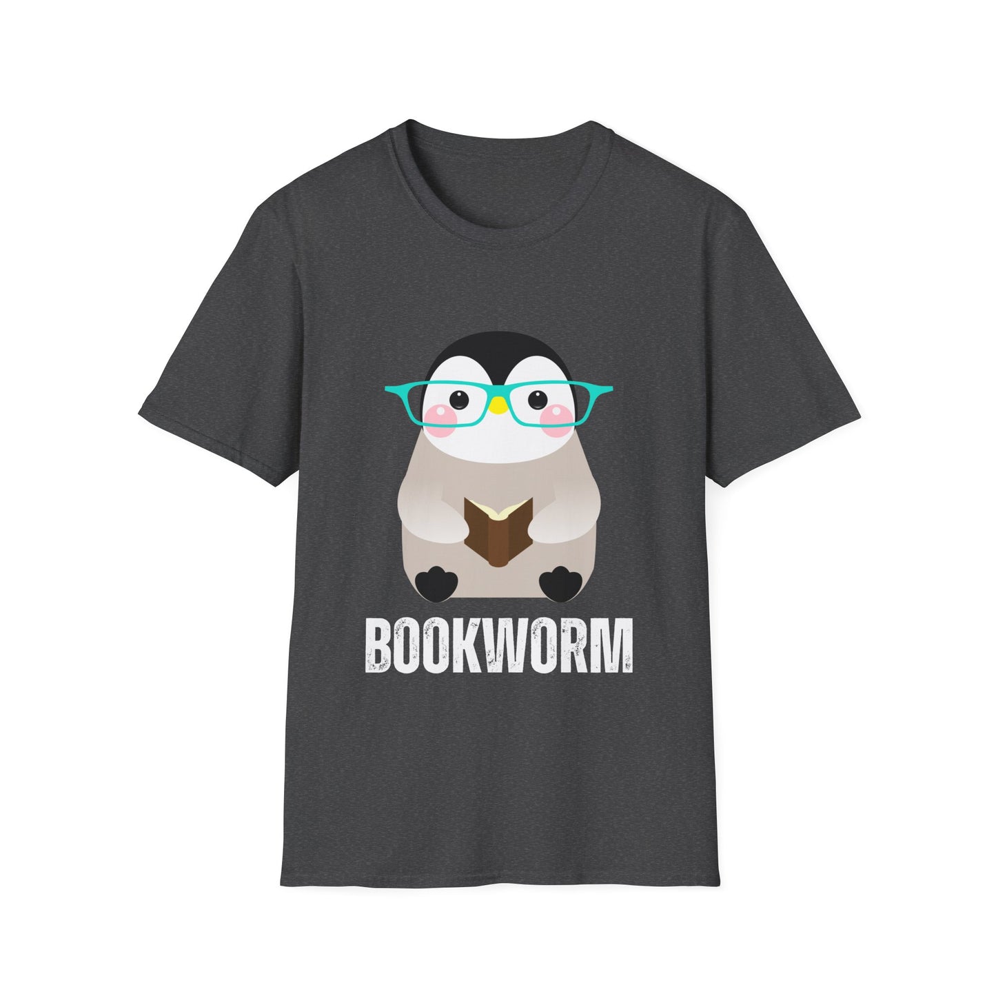 BookWorm Penguin T-Shirt for Book Lover gift for Reading Lover gift for Penguin Lover gift for Bookworm gift - Penguins T Shirt - Animal Reading