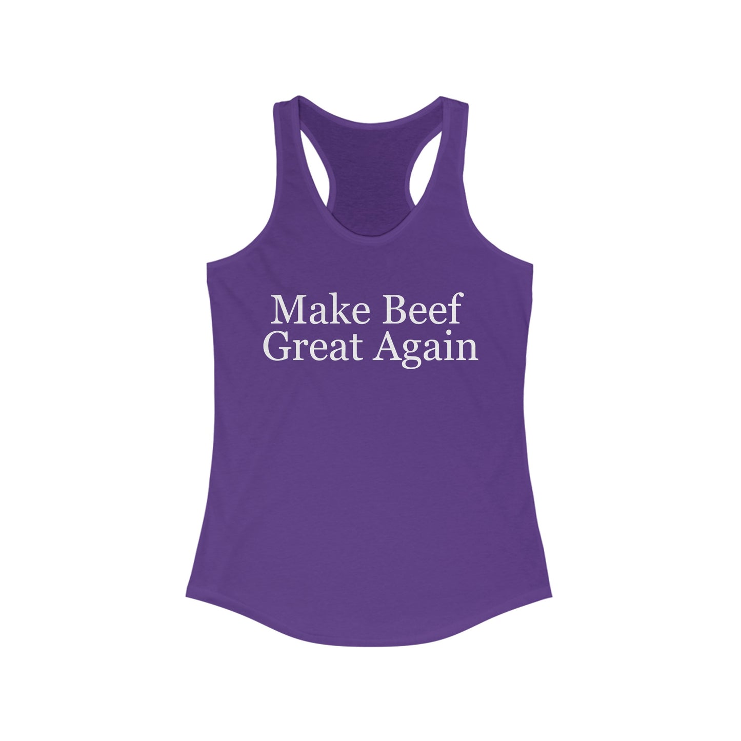 Make Beef Great Again Tank Top for personalized gift for Carnivore gifts for Her Custom Tank Top for Meat Lover Gift for Her