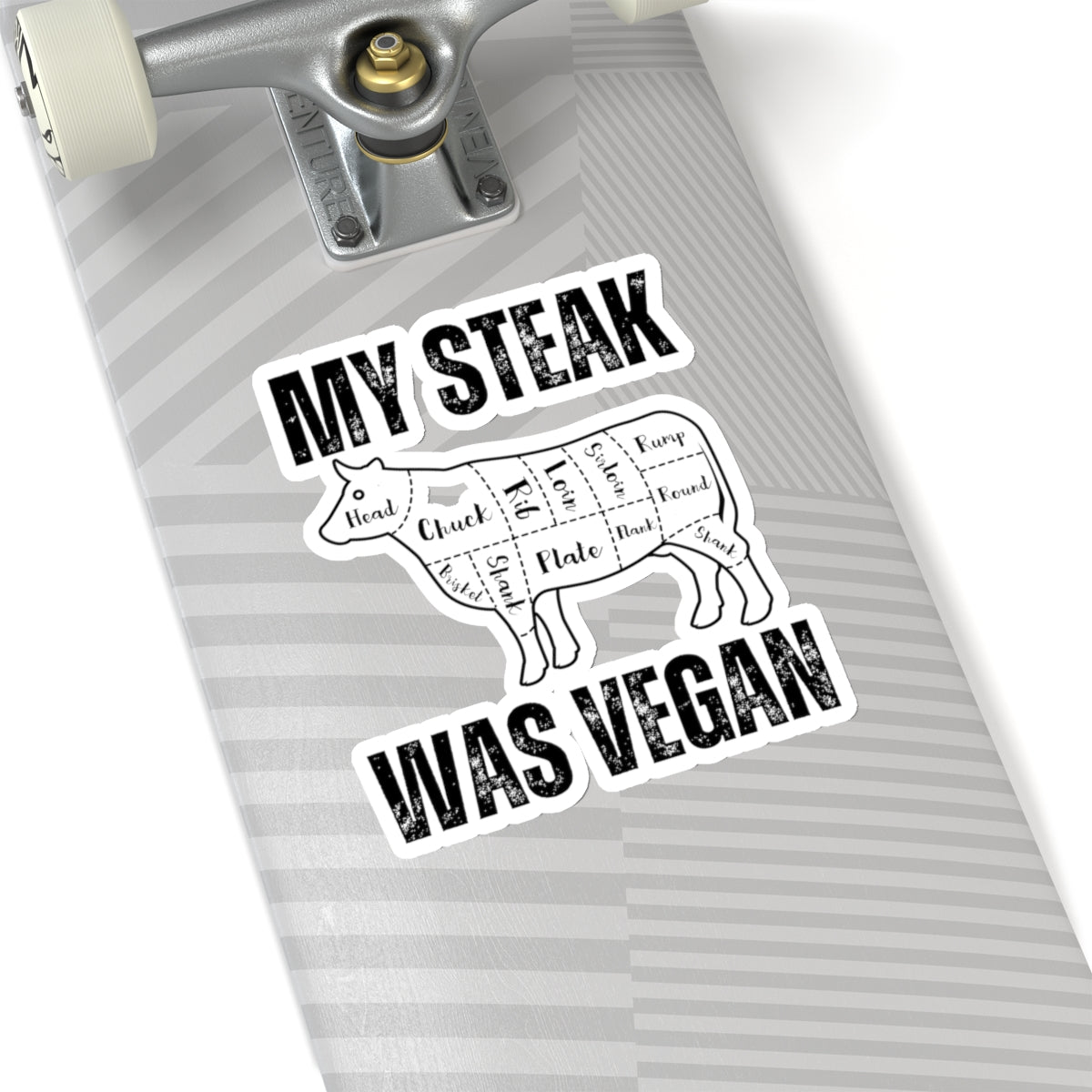 Meat Lover sticker for Meat Lovers gifts Carnivore Diet sticker for Grilling gift for BBQ Barbecue Steak Lover gift My Steak Was Vegan