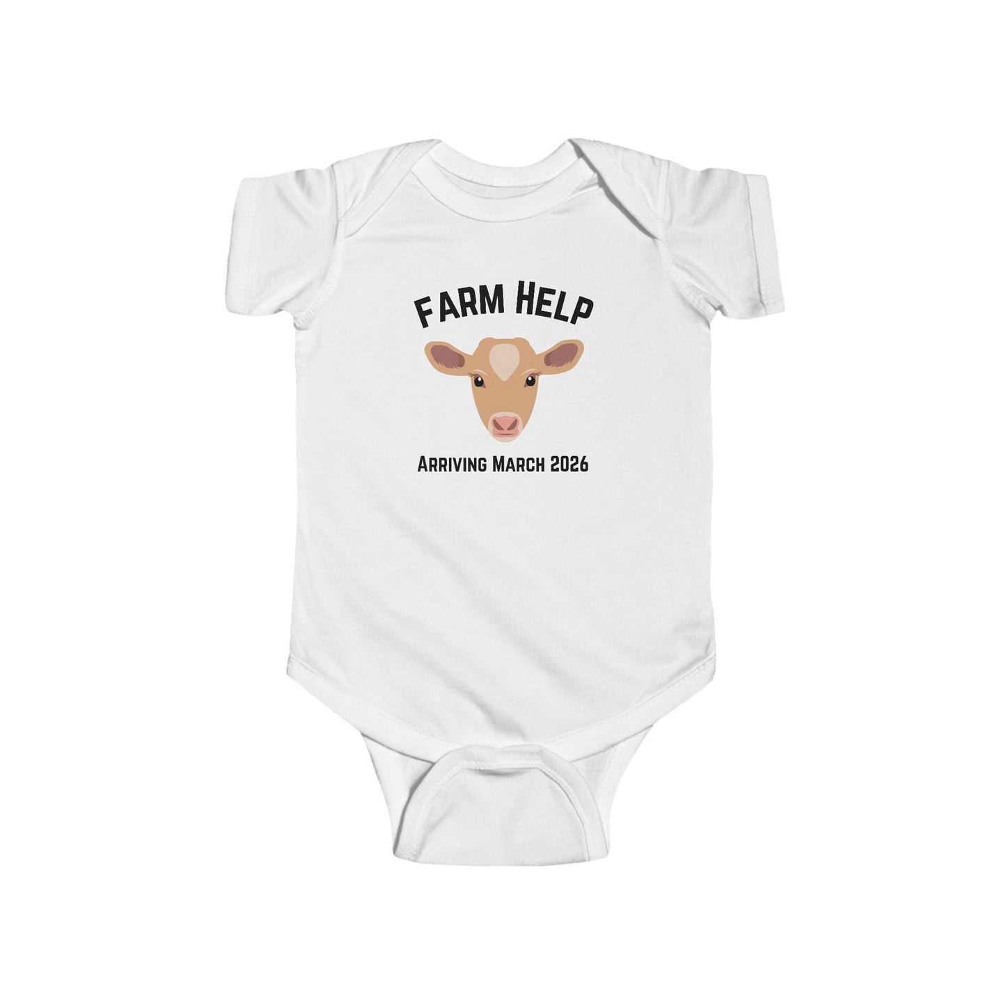 Jersey Cow On Piece Suit Infant Bodysuit, Homesteader Gift, Future Farmer Baby, Homestead Outfit, Cow Lover Gift, Newborn Outfit