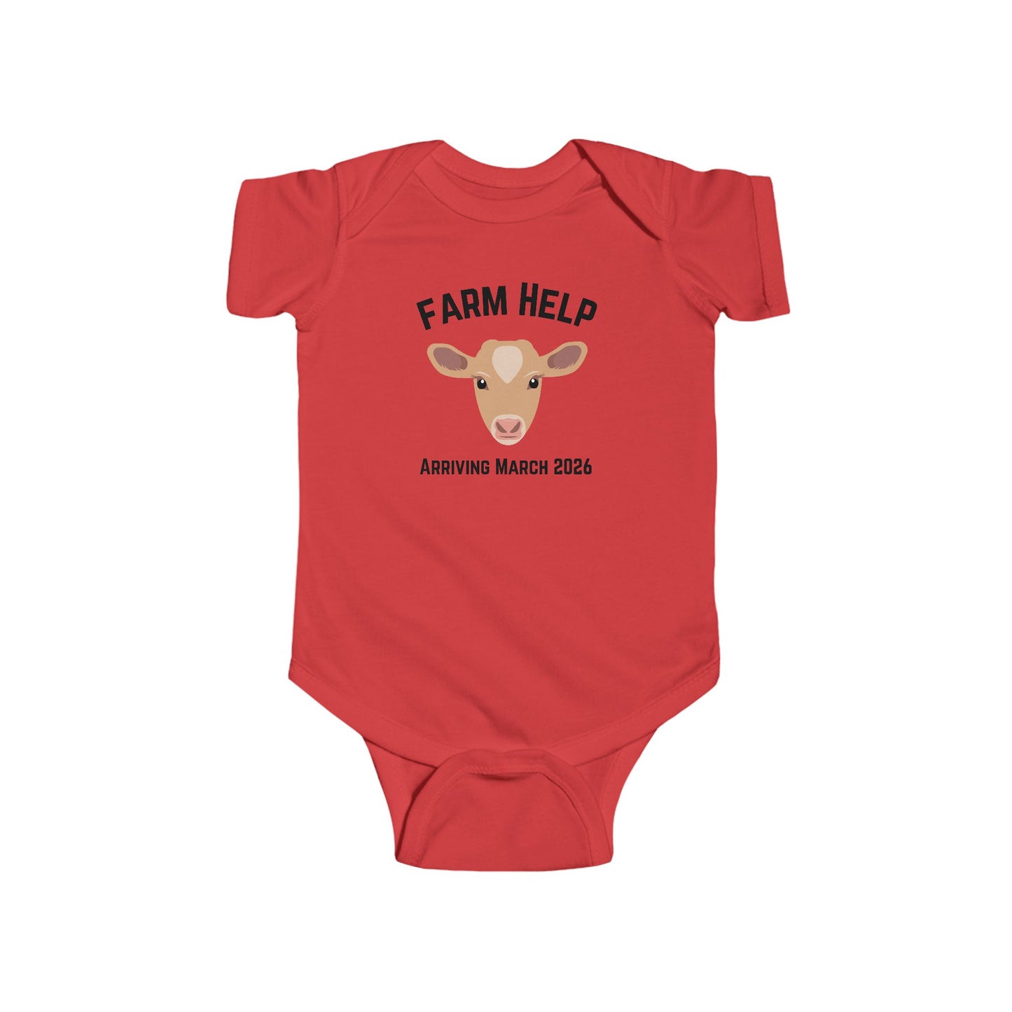 Jersey Cow On Piece Suit Infant Bodysuit, Homesteader Gift, Future Farmer Baby, Homestead Outfit, Cow Lover Gift, Newborn Outfit