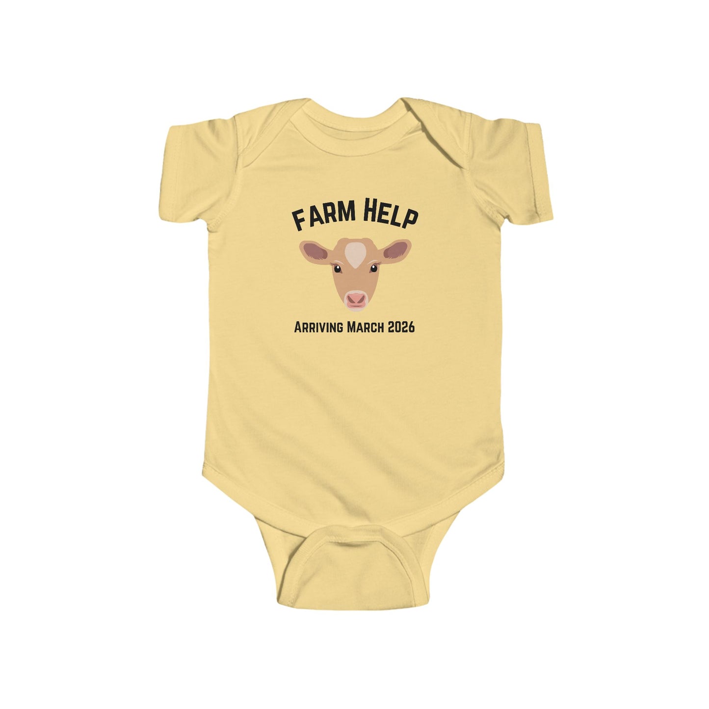 Jersey Cow On Piece Suit Infant Bodysuit, Homesteader Gift, Future Farmer Baby, Homestead Outfit, Cow Lover Gift, Newborn Outfit