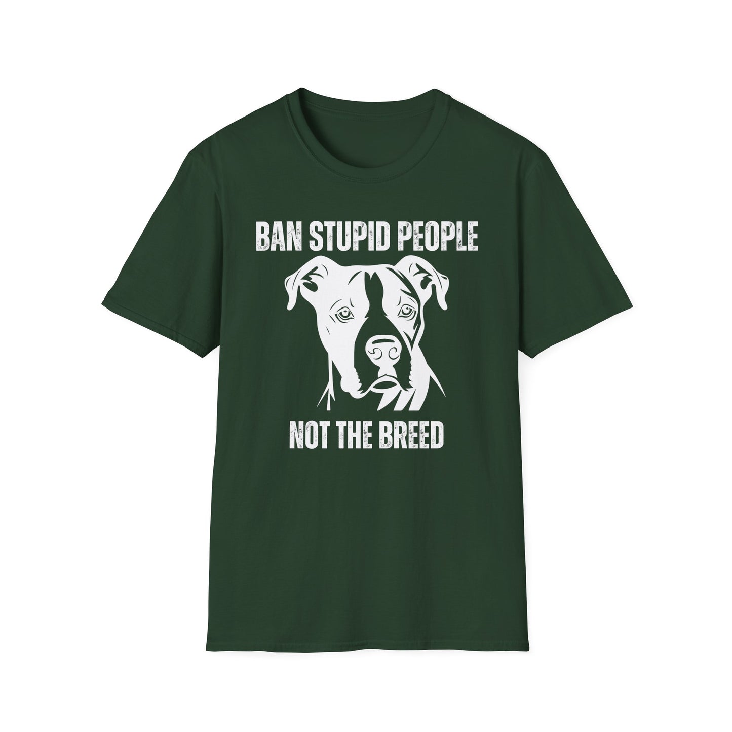 Pit Bull Lover TShirt for Pit Bull Mom gifts for Dog Lover gift for Pit Bull Awareness T-shirts Ban Stupid People Not The Breed Shirt