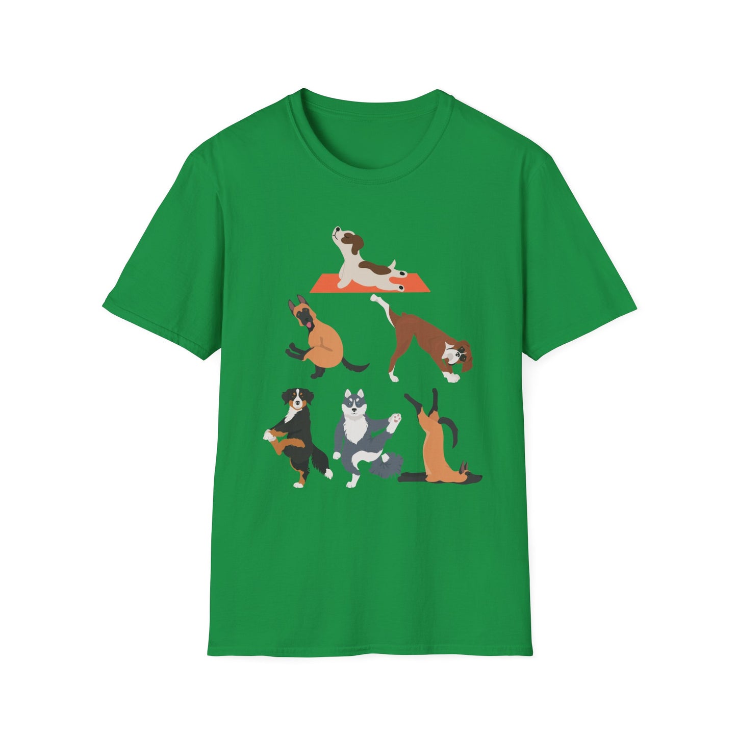 Yoga Dogs T-shirt Dog Yoga Shirt Funny Dog T-shirt for Dog Lover gift for Yoga Lover Gift Funny Yoga T Shirt Cute Dogs Doing Yoga Shirt