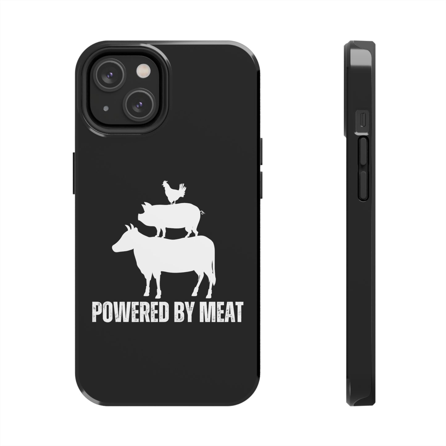 Carnivore Phone Case Powered By Meat Funny Phone case for Carnivore gift for Lion Lover gift for him or her