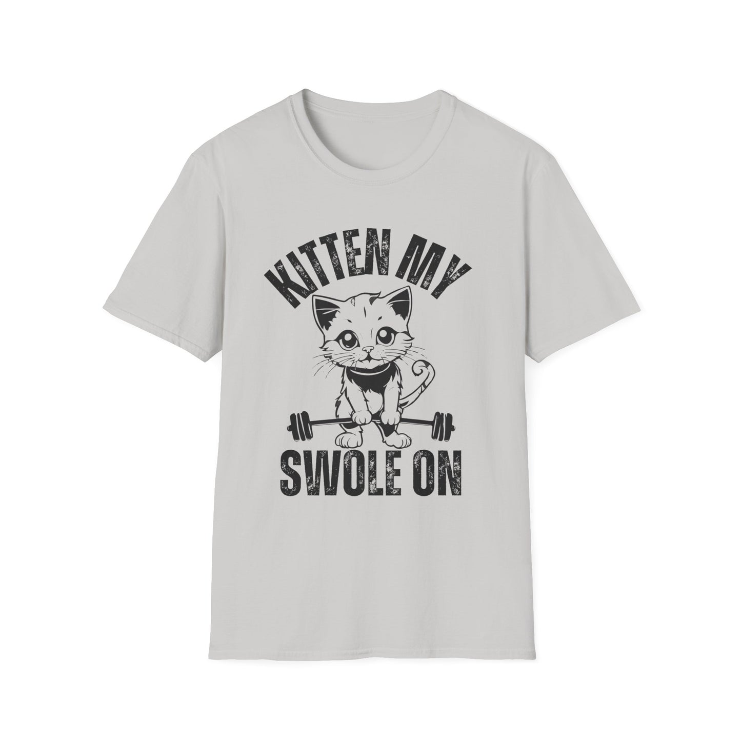 Kitten My Swole On T-shirt Cute Cat Gym Shirt for Cat Lover gift for Gym Top, Kitten My Swole On T-shirt Funny cats lifting weights