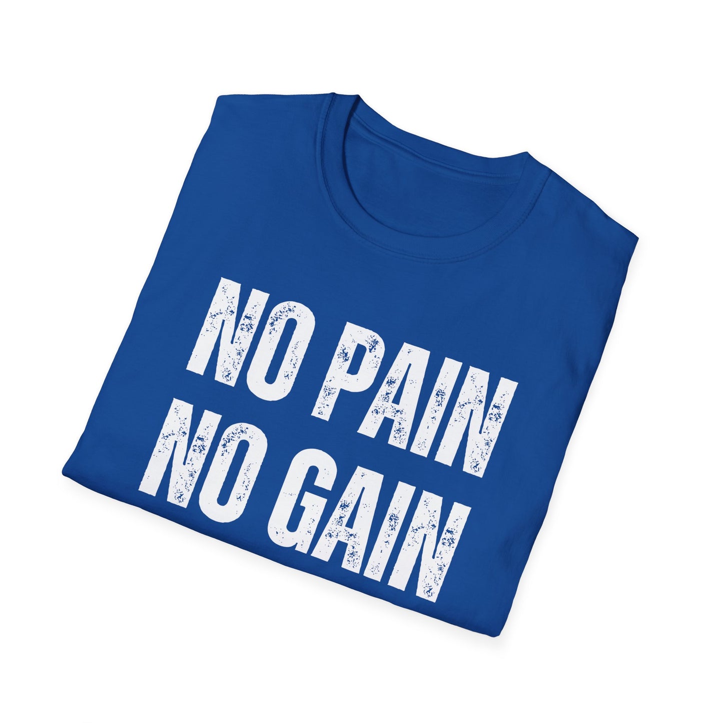 Weightlifting T Shirt Workout T-shirt Gym Lover gift for Him Powerlifting Tee No Pain No Gain Shirt
