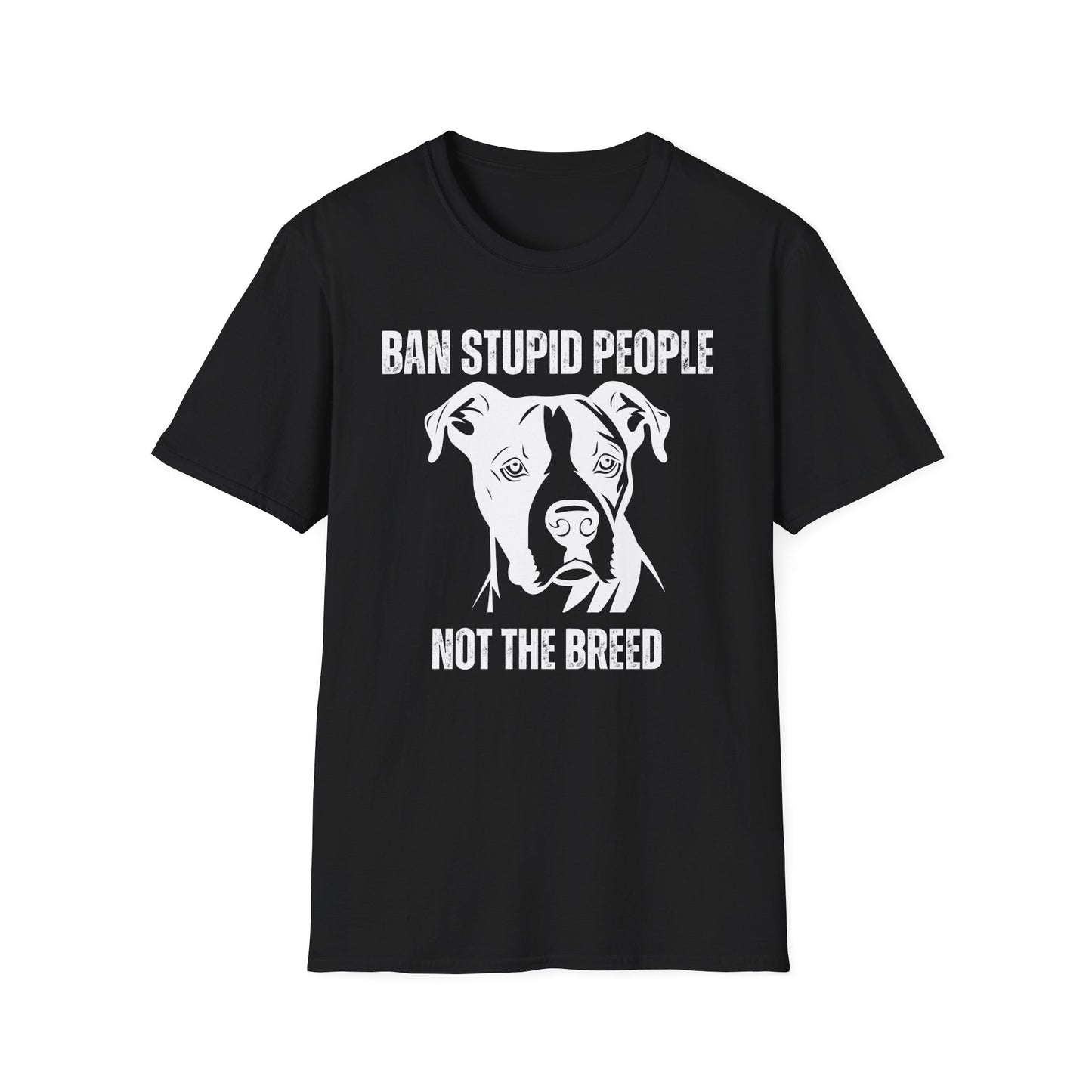 Pit Bull Lover TShirt for Pit Bull Mom gifts for Dog Lover gift for Pit Bull Awareness T-shirts Ban Stupid People Not The Breed Shirt