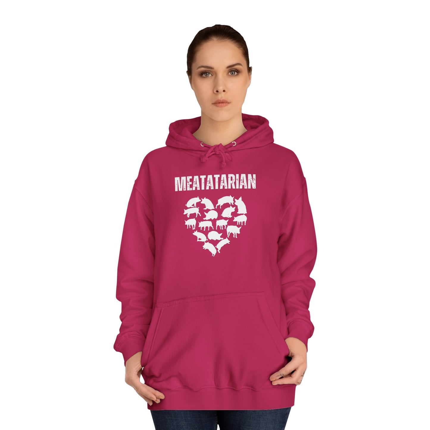 Meat Lover Hoodies Funny Hoodie for Meat Lover gift for Carnivore Hooded SweatShirt MEATATARIAN Hoodie
