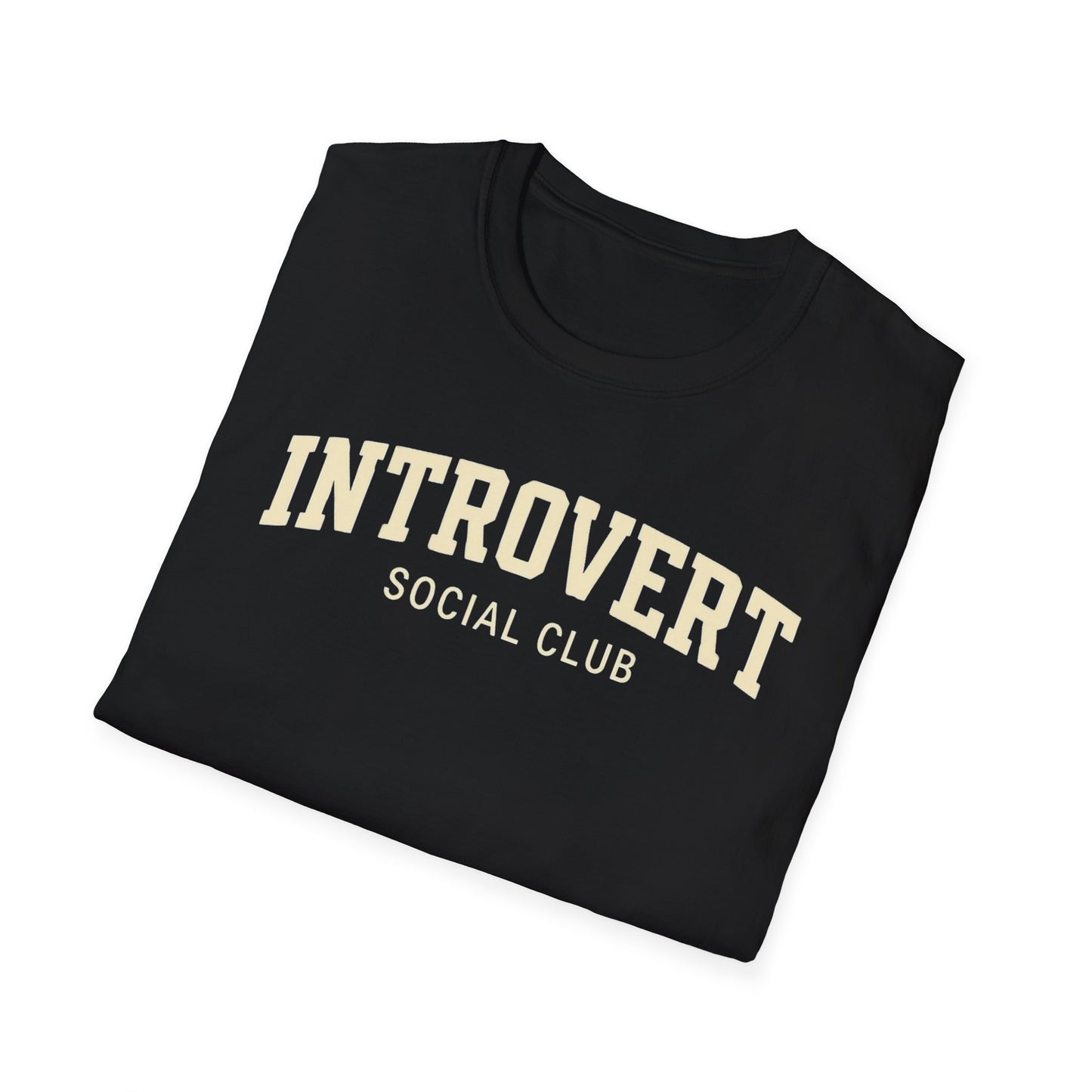 Introvert Social Club FUnny Introverted T-Shirt, Introverted Friend Gifts, Funny Graphic Tee, Social Distancing Shirt, Graphic Tee for