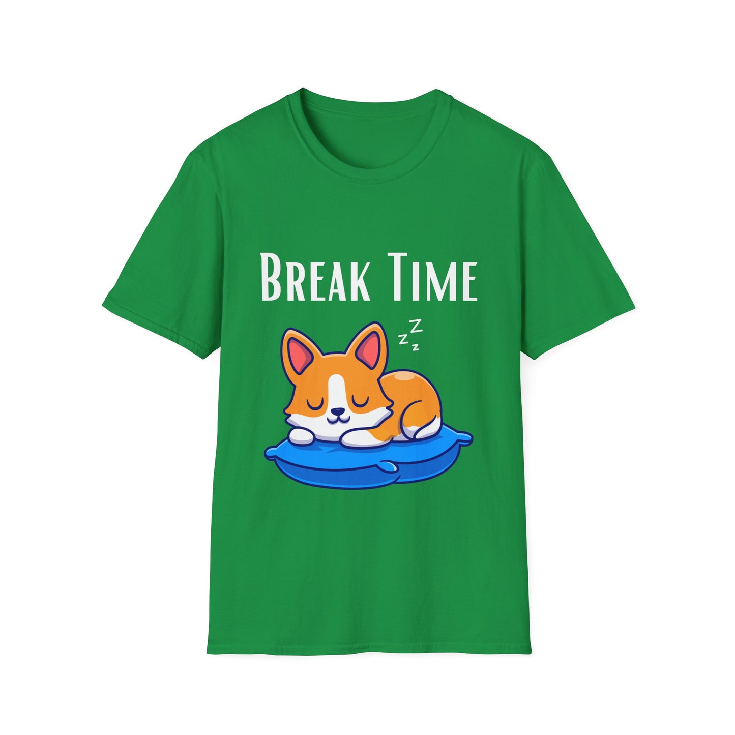 Cute Corgi T-shirt for Corgi Lover gifts Dog Lovers Shirt - Sleeping Corgi - Tired Dog Mom T shirt - Break Time T-shirts